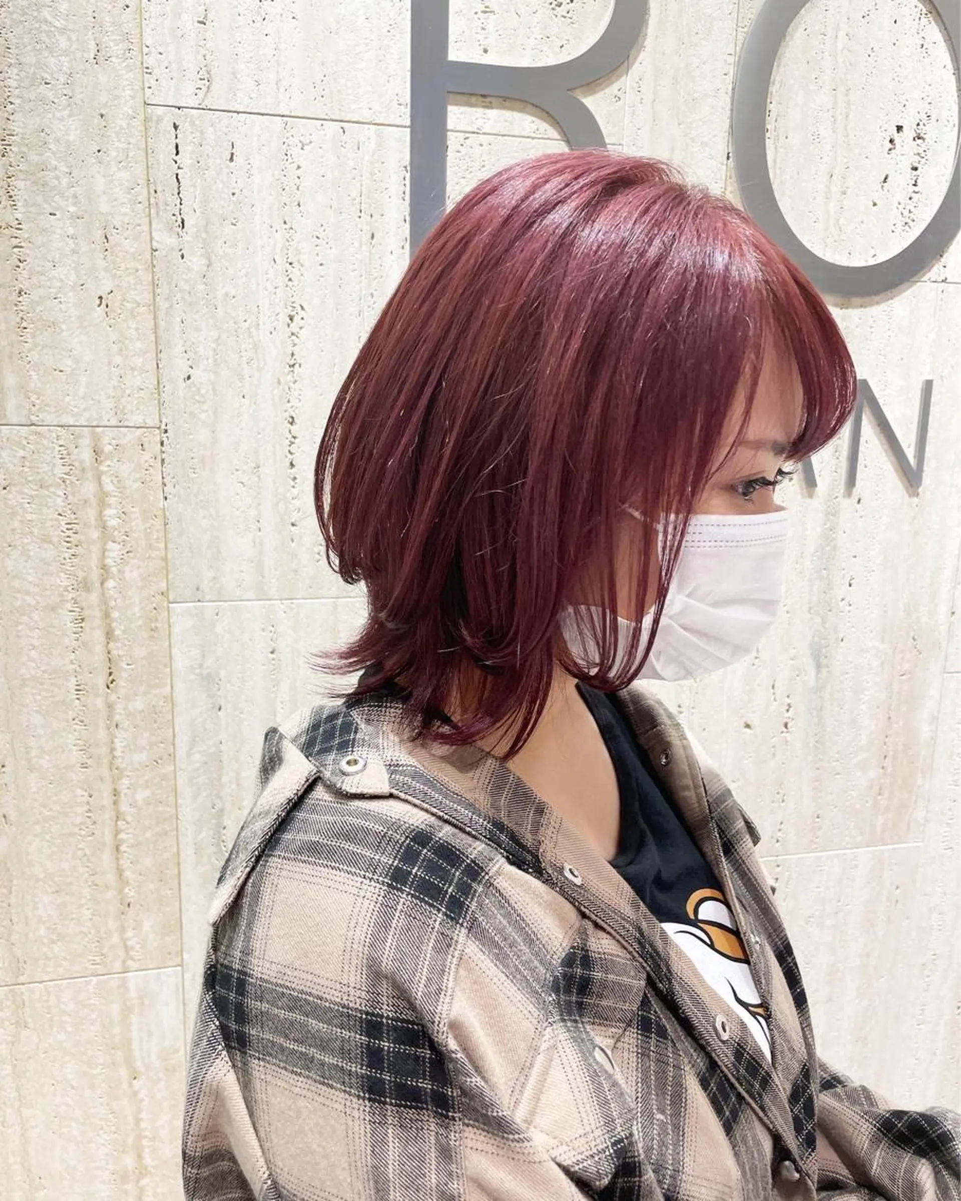 カラー ブリーチ カット ヘアカラー トリートメント 高橋 芽衣のヘアスタイル