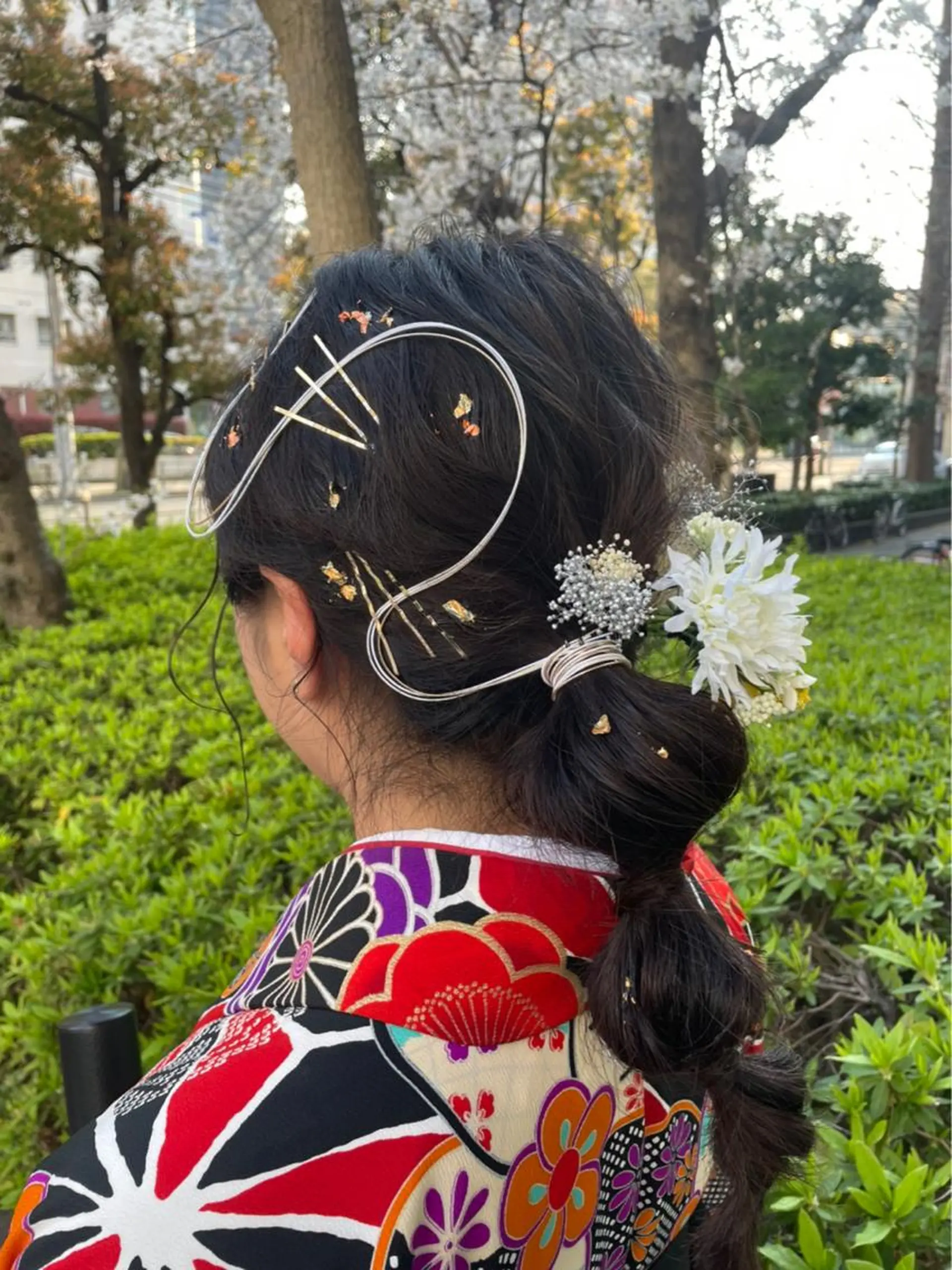 セミロング 卒業式のヘアスタイル Yurina 💖透明感カラー💖のヘアスタイル