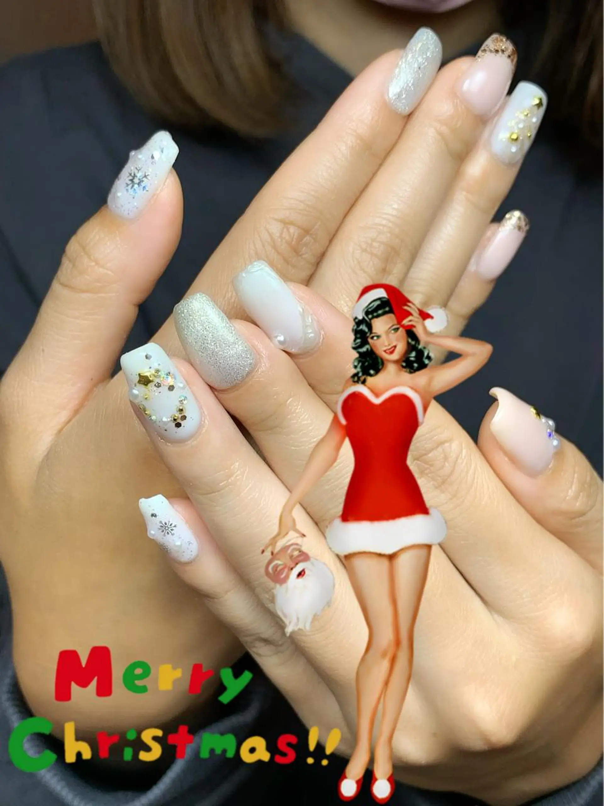 ネイル 冬ネイル クリスマス R.N アールドットエヌのネイルデザイン