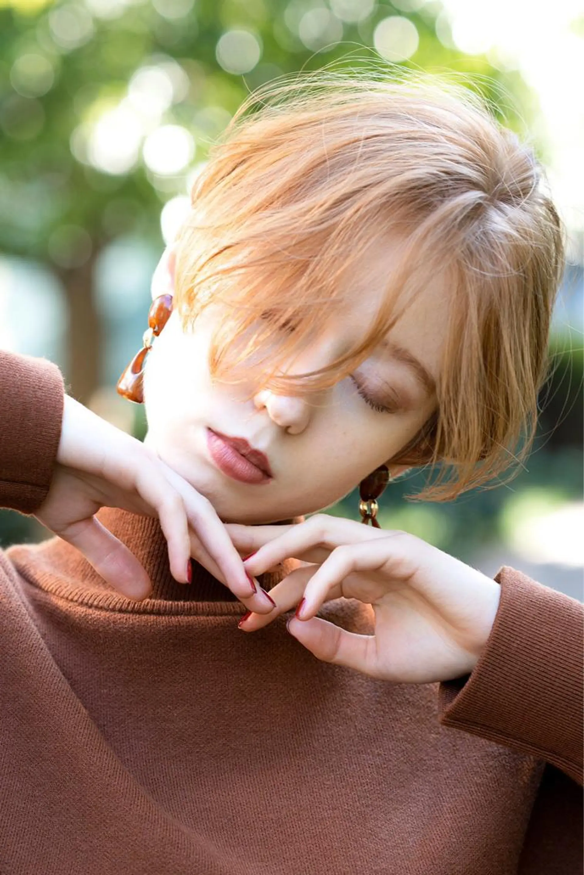 ショート カラー ヘアカラー トリートメント 🉐レイヤー/塩見 弘樹🉐渋谷のヘアスタイル