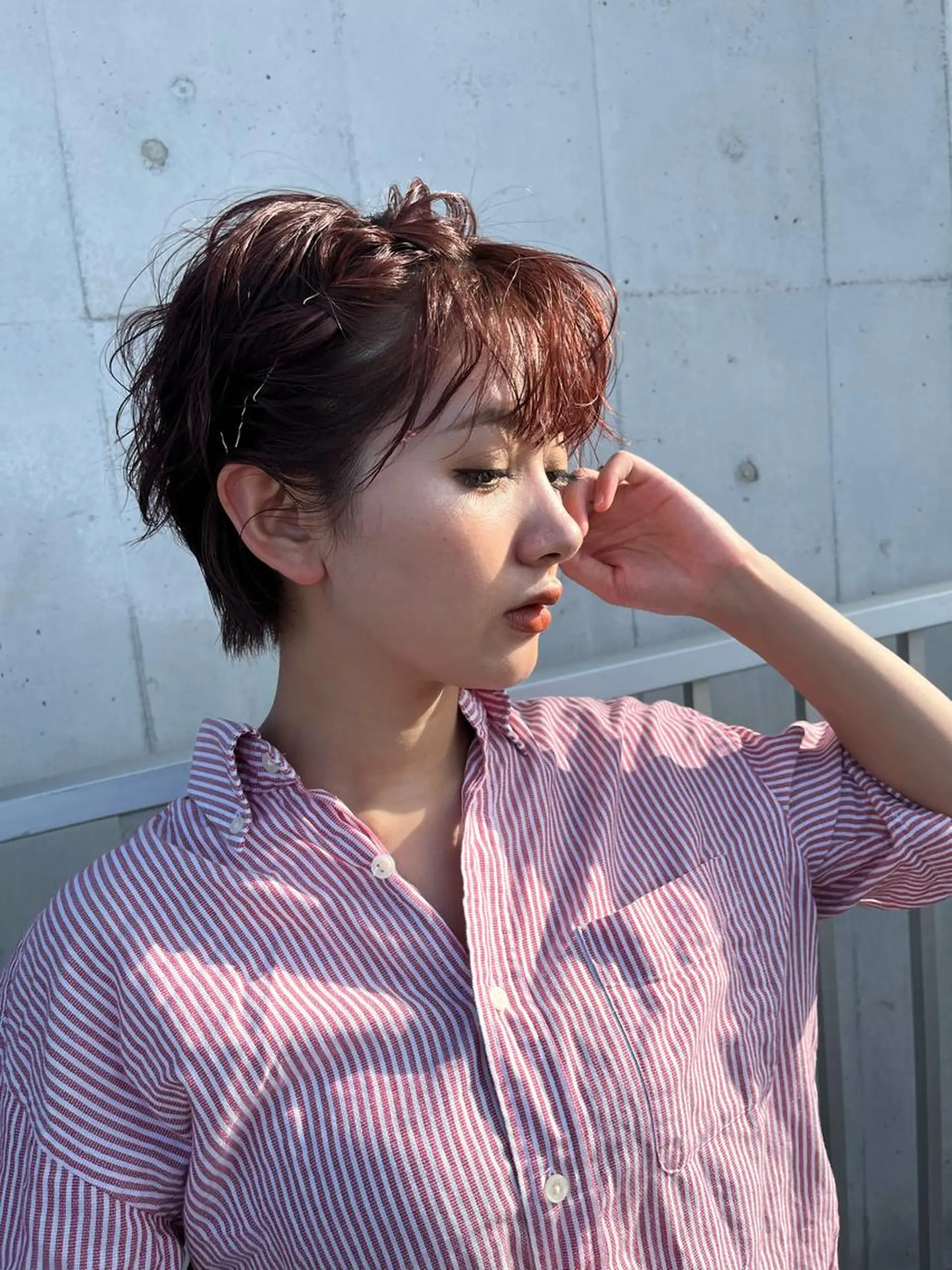 ショート ヘアアレンジ カット ヘアセット 奥山 沙季(大井町)のヘアスタイル