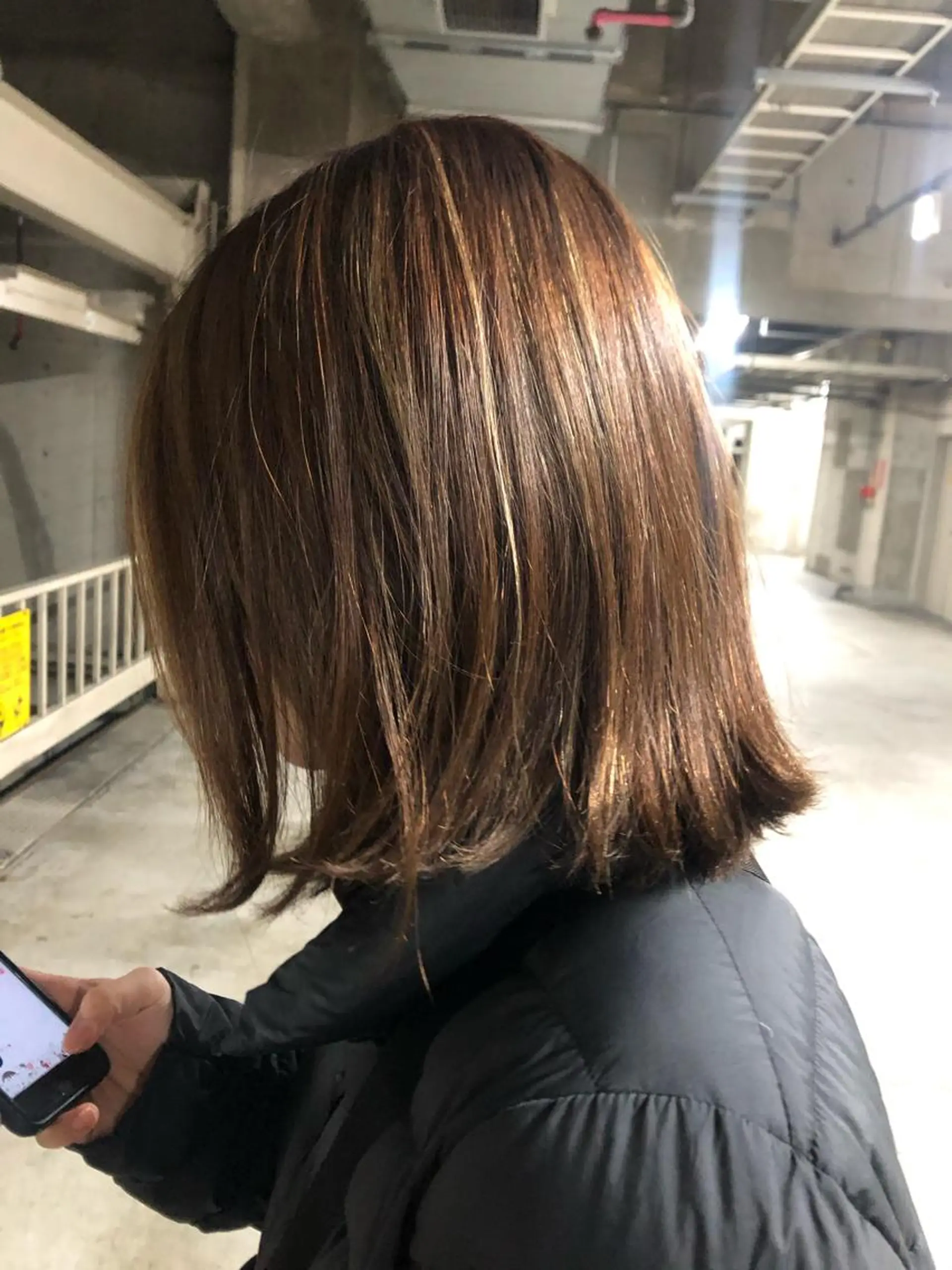 ミディアム MOLLA 浅香山店所属・谷口ゆめ/縮毛矯正/ 大人女子/眉ワックスのヘアスタイル