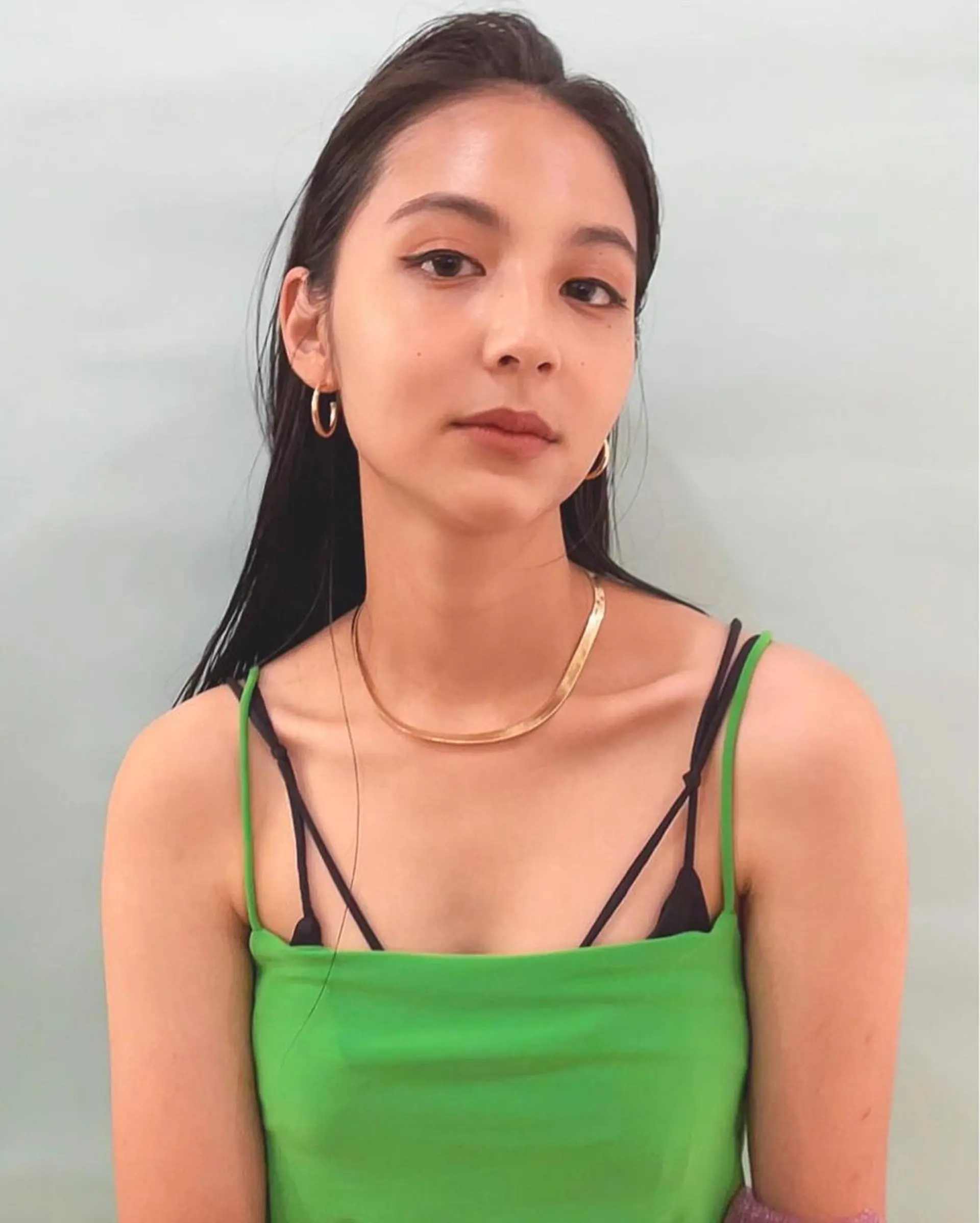 ロング カラー カット ヘアカラー トリートメント Loom.所属・村上雅人 ナチュラルモードのヘアスタイル