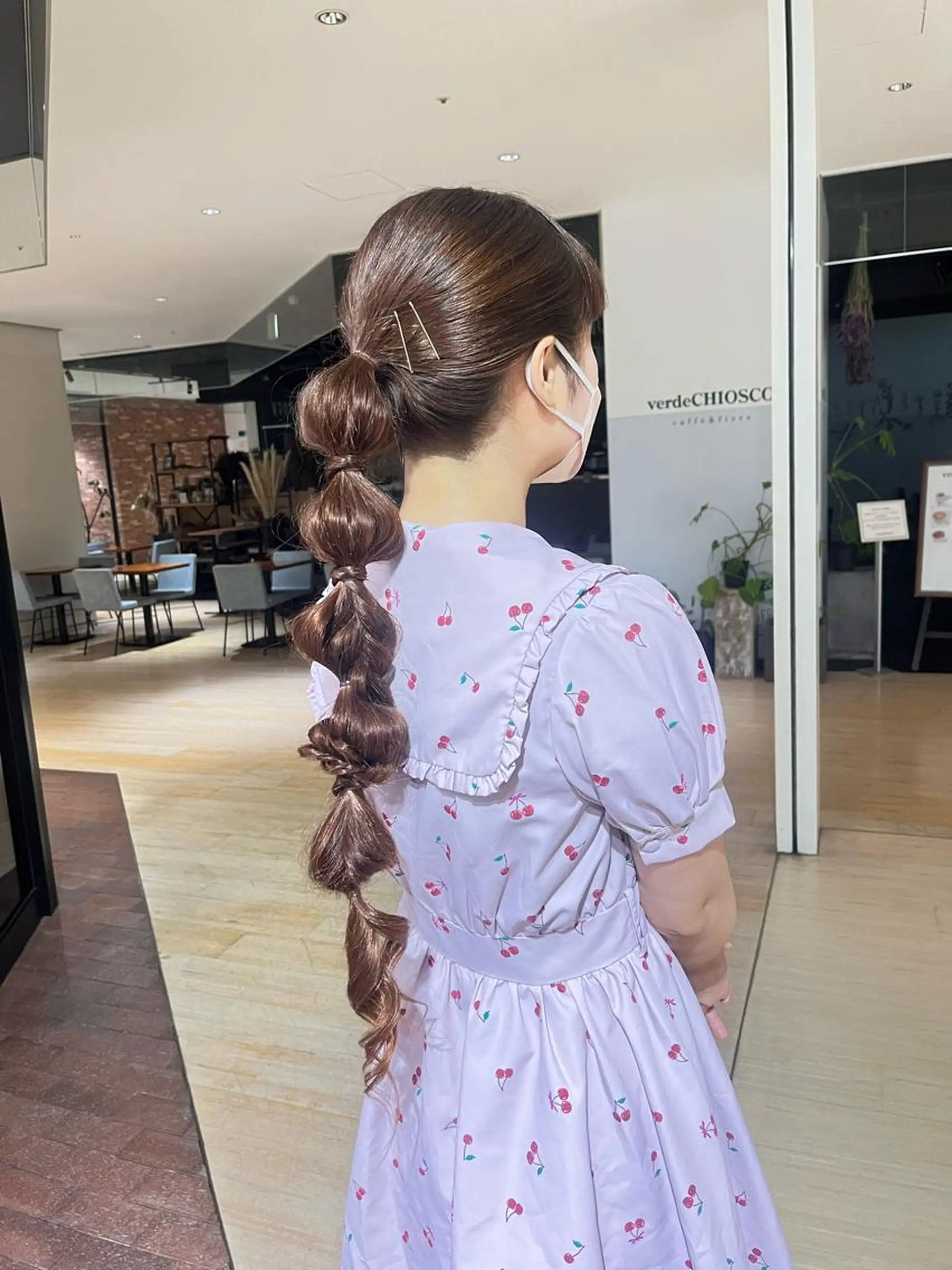 ロング ヘアアレンジ ロング 玉ねぎヘアー マンツーマン 縮毛矯正/マユコのヘアスタイル