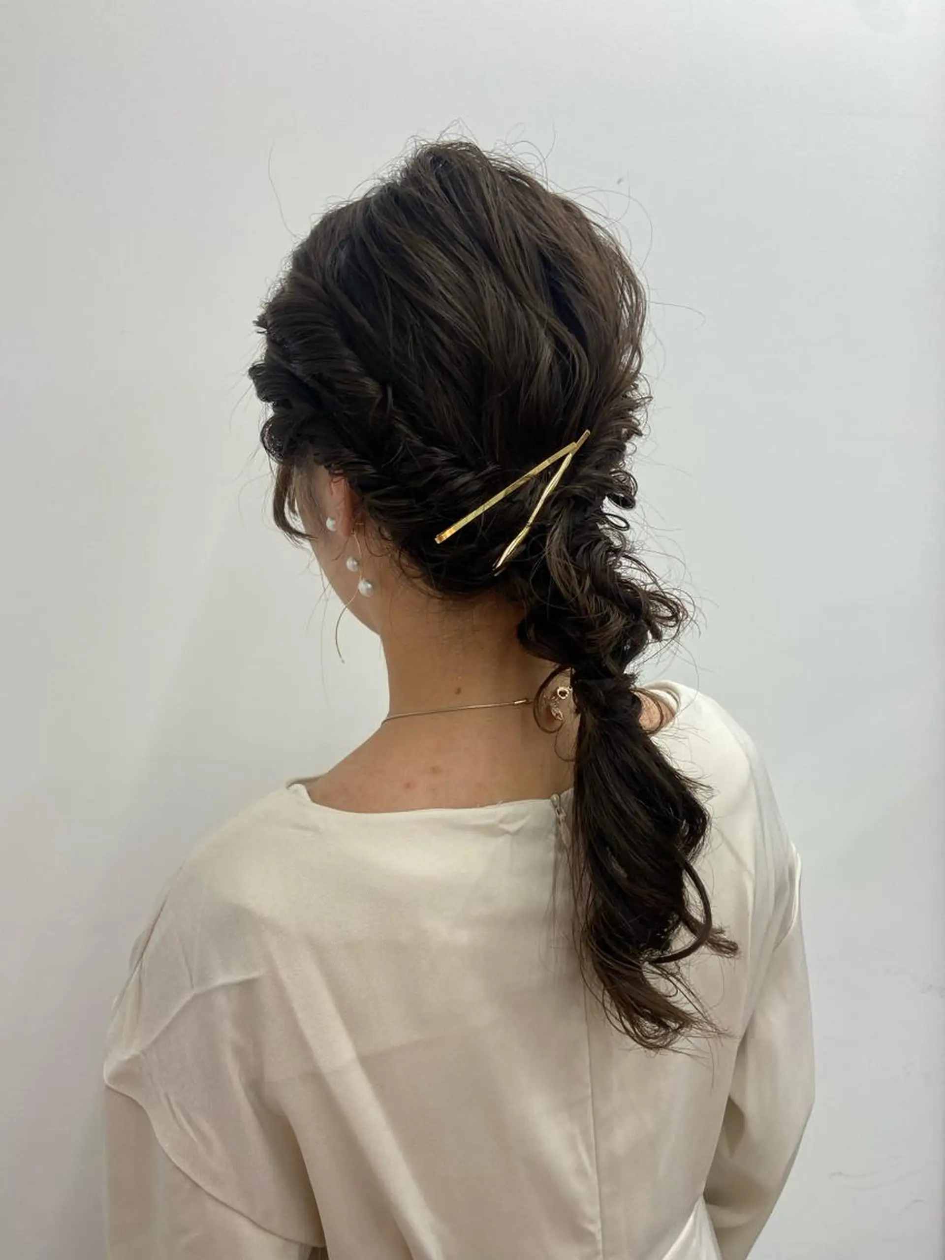 セミロング ヘアセット ダブルカラー 🌙chinariのヘアスタイル