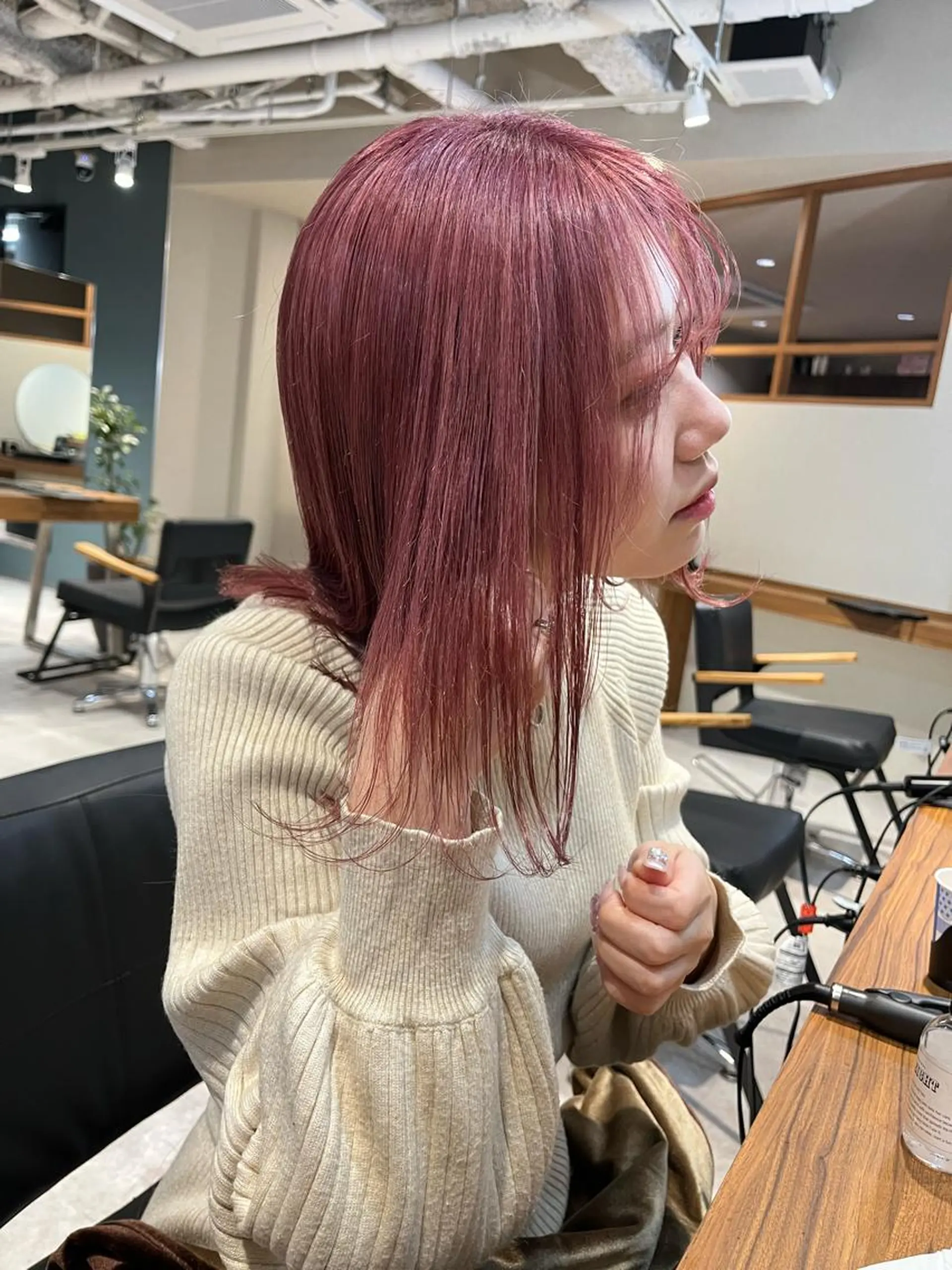 ミディアム カラー ヘアカラー トリートメント 【代表】 辻龍樹のヘアスタイル