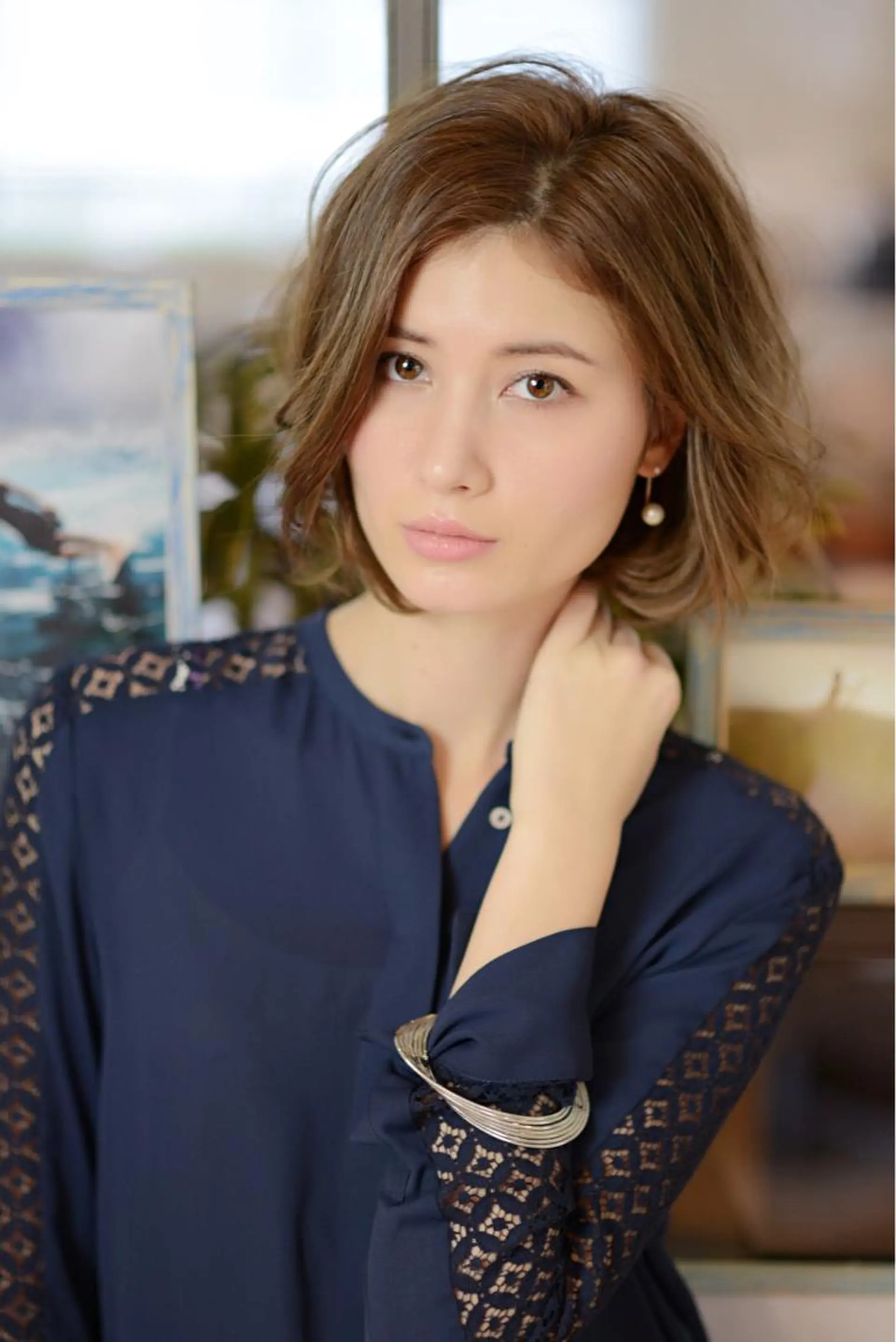 ショート ボブ 若杉 諒のヘアスタイル