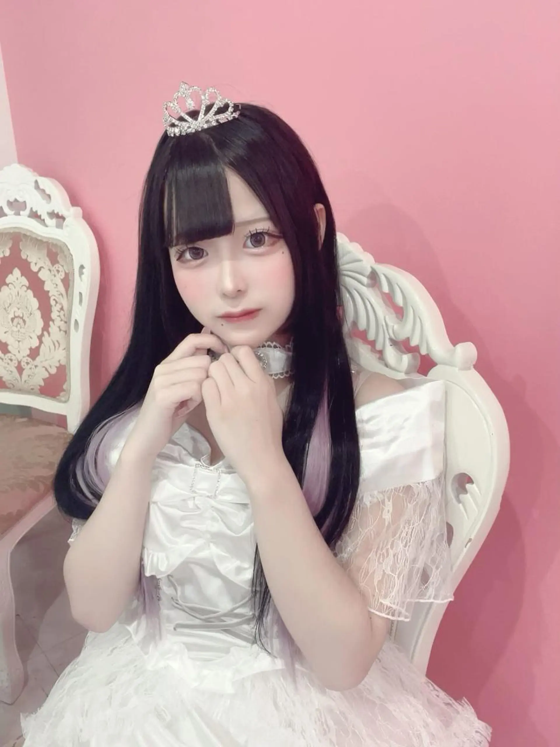 ロング カラー パープルカラー エクステ ロング カット ヘアカラー トリートメント エクステ ハイトーンエクステ 🎩カズキ🎩のヘアスタイル