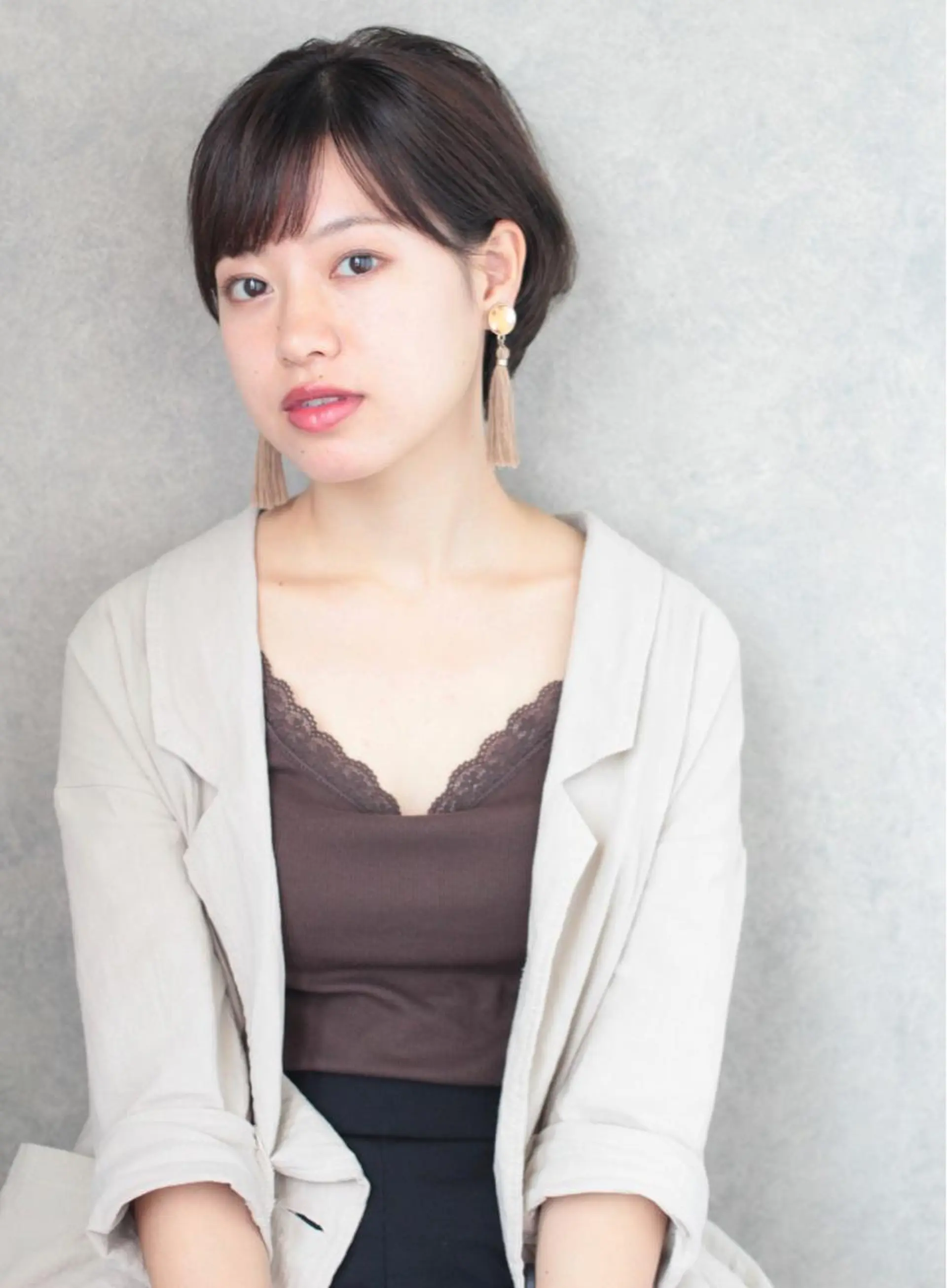 ショート カラー ヘアアレンジ カット ヘアカラー トリートメント ヘッドスパ ROOTS martinのヘアスタイル