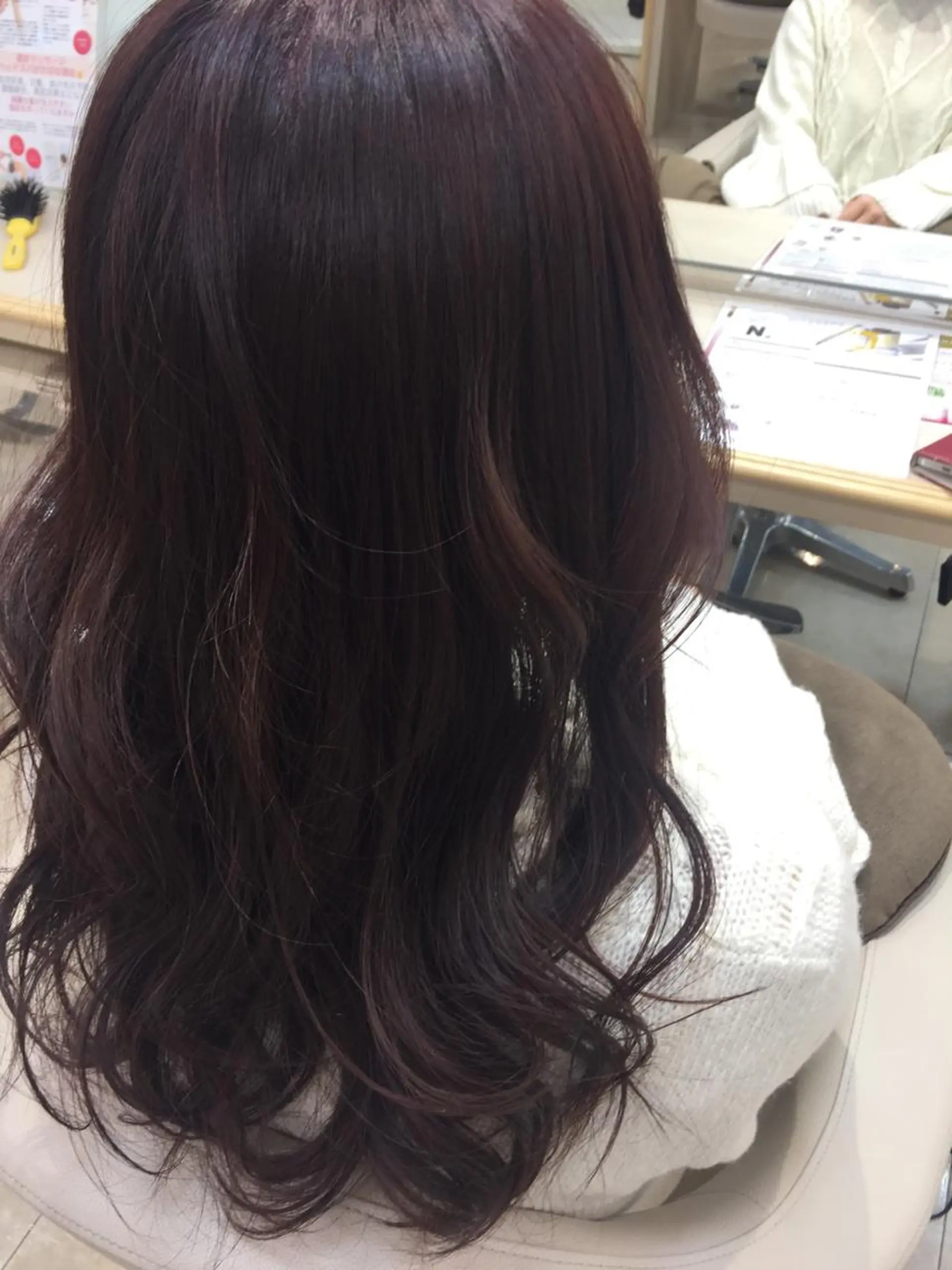 ロング カラー アッシュ ラベンダーカラー ラベンダーアッシュ 盛れるレイヤーカット 得意🌹井上美沙のヘアスタイル