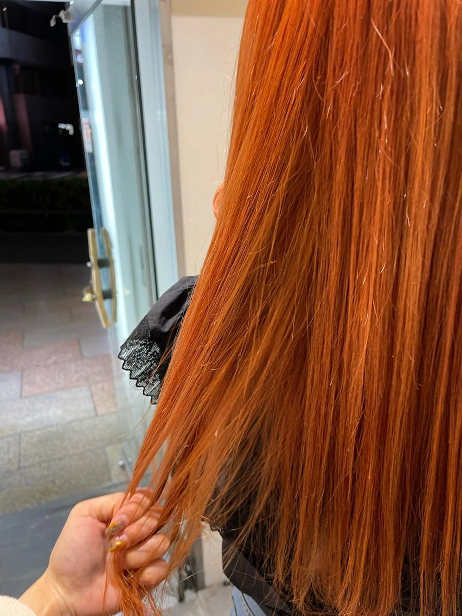 ロング カラー ダブルカラー イシイ シオリのヘアスタイル