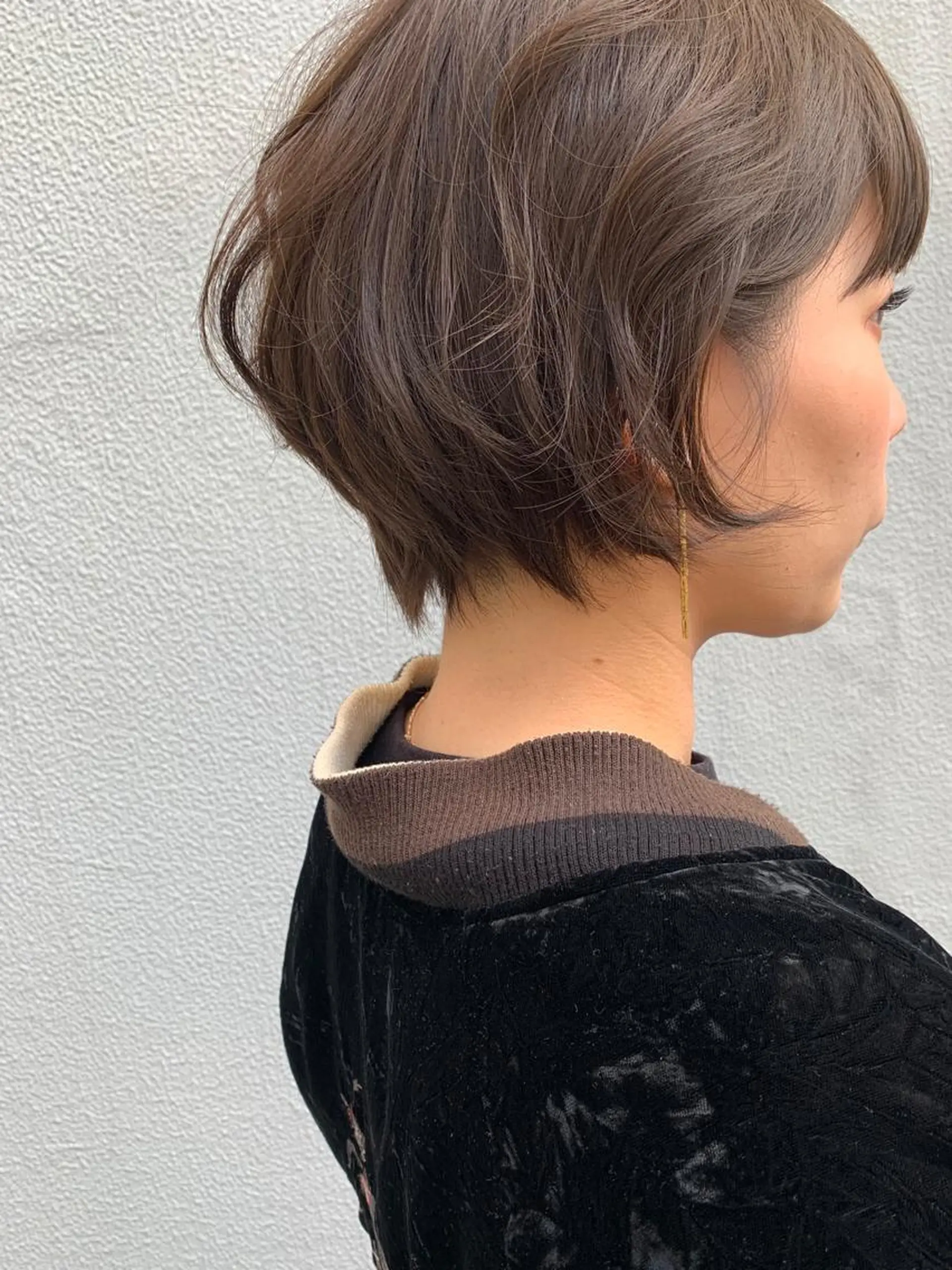 ショート カット ヘアカラー トリートメント 落合 妙佳のヘアスタイル