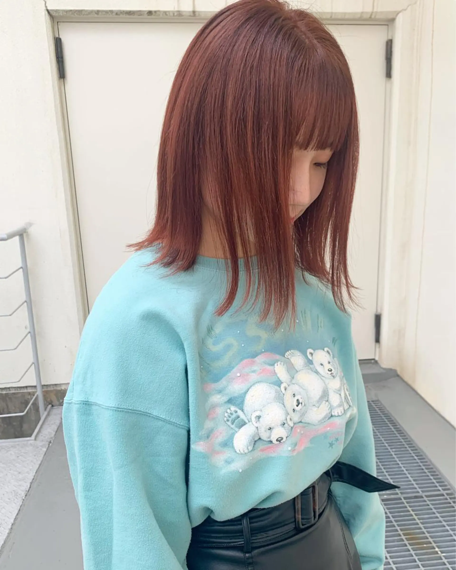 ミディアム カラー ブリーチ ﾊｲﾄｰﾝ/ｼｮｰﾄ 村上淳乃🐥のヘアスタイル