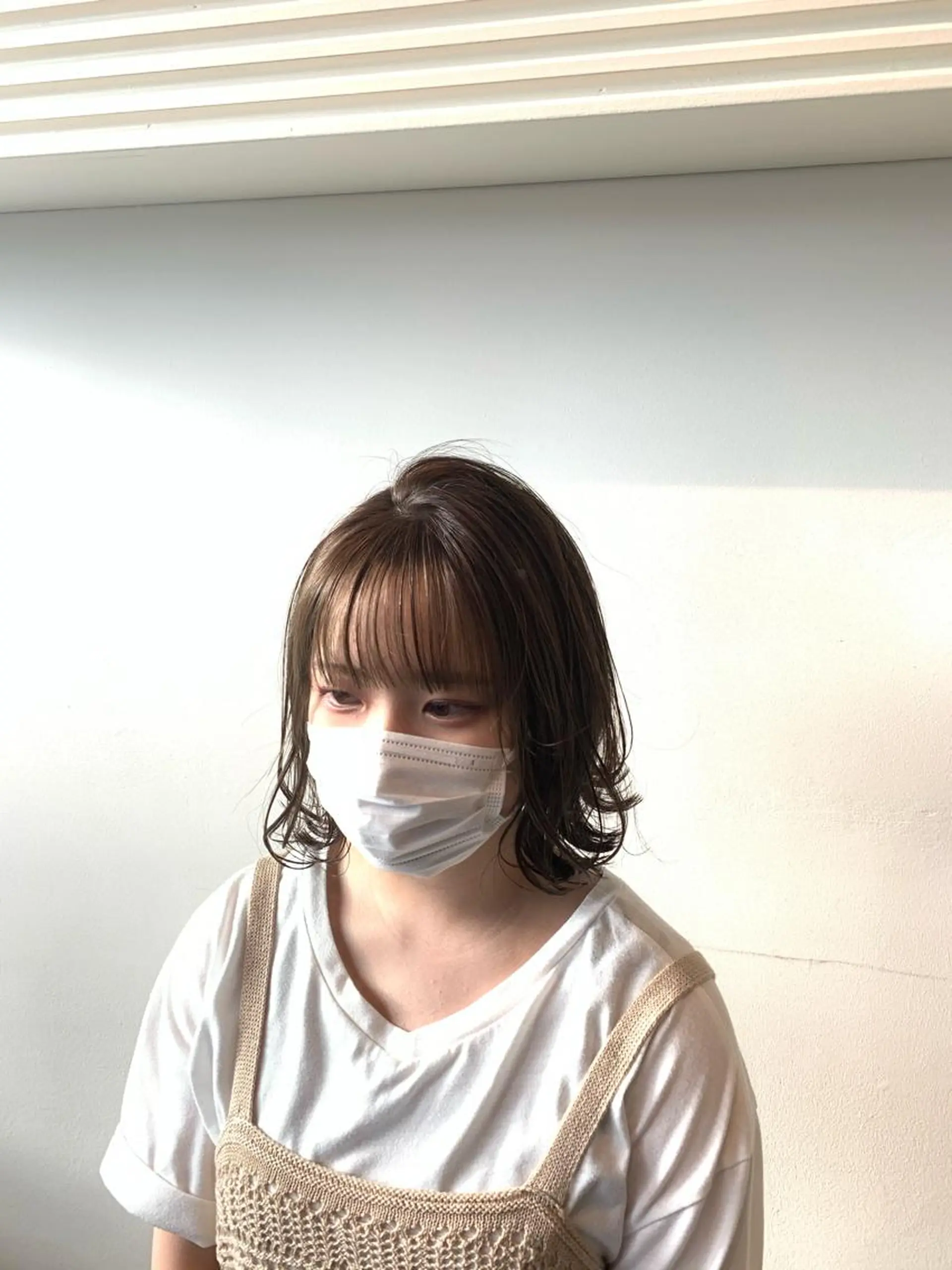 ショート ボブ シースルーバング カット ヘアカラー トリートメント ヘッドスパ ヘアセット 大宮/山口 竣也のヘアスタイル