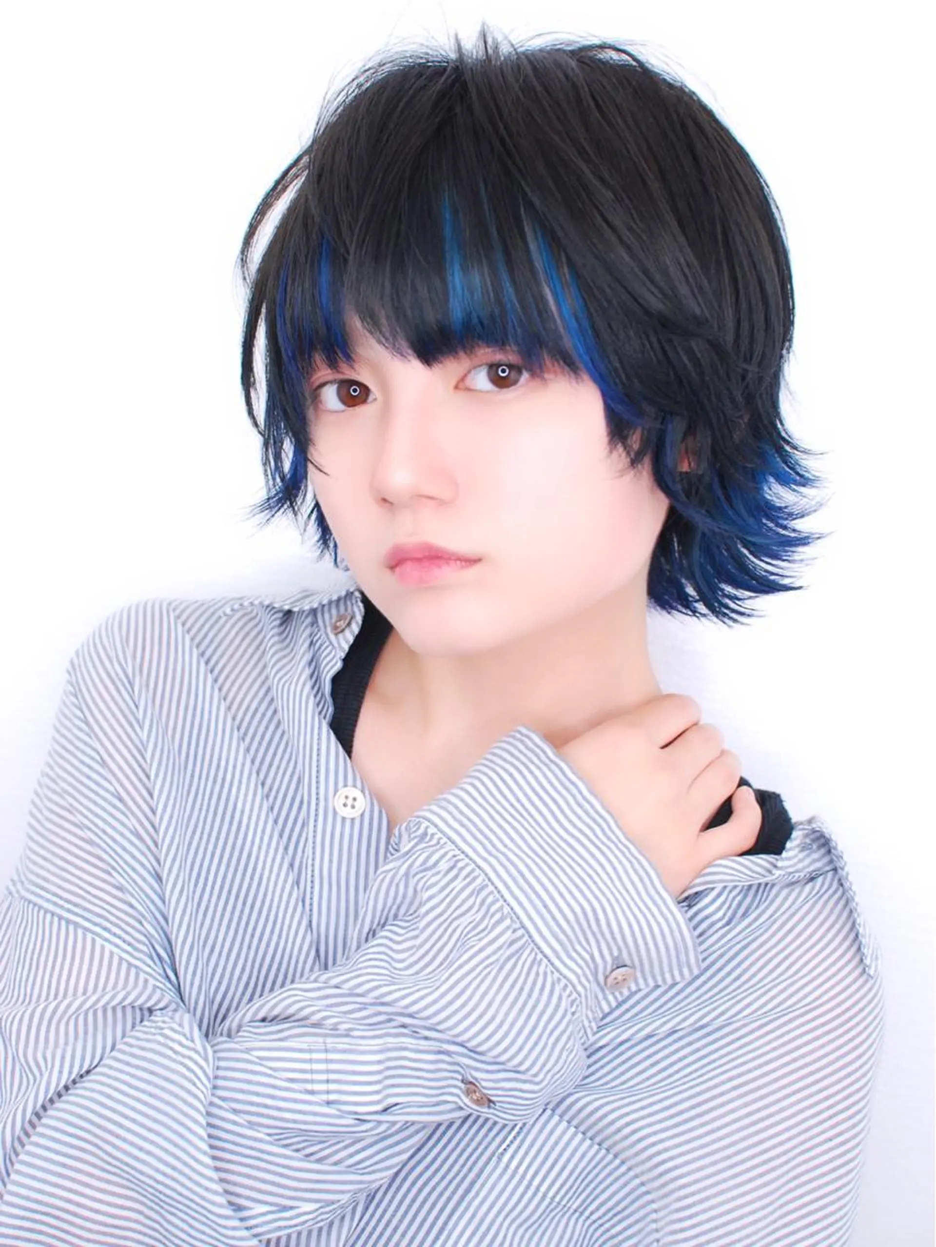 ショート カラー インナーカラー トリートメント ブリーチ/髪質改善 NYNY大久保のヘアスタイル