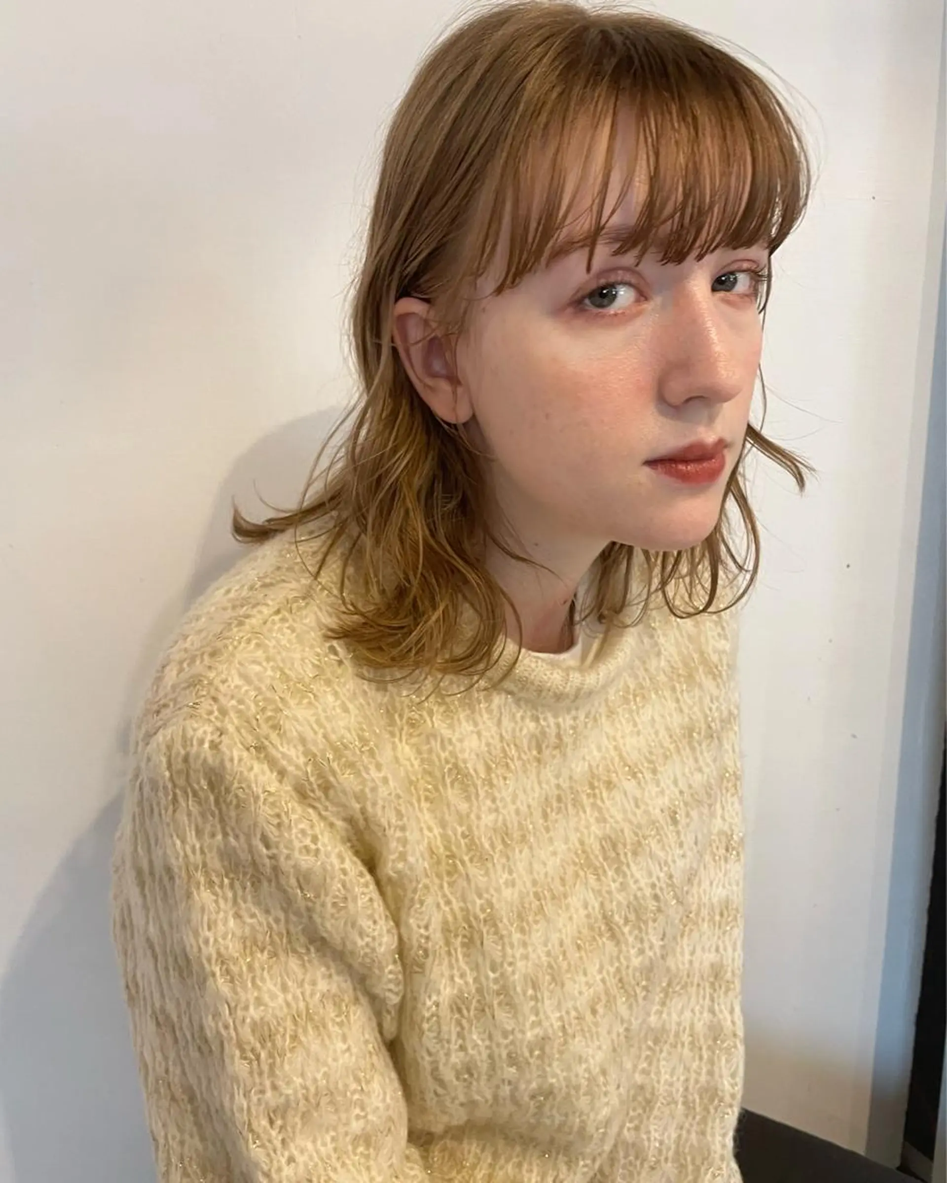 ミディアム カラー ボブ/ミディアム RIONAのヘアスタイル