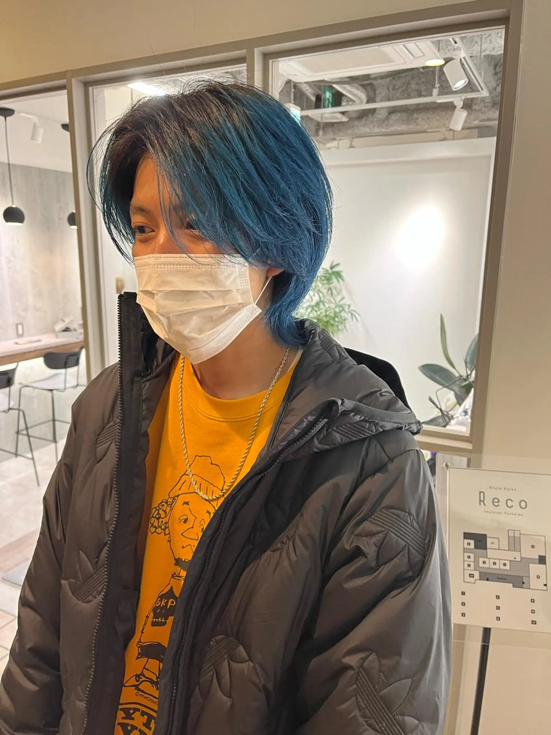 ショート カラー メンズ 🫧umu.🫧韓国 /レイヤー/ハッシュのヘアスタイル