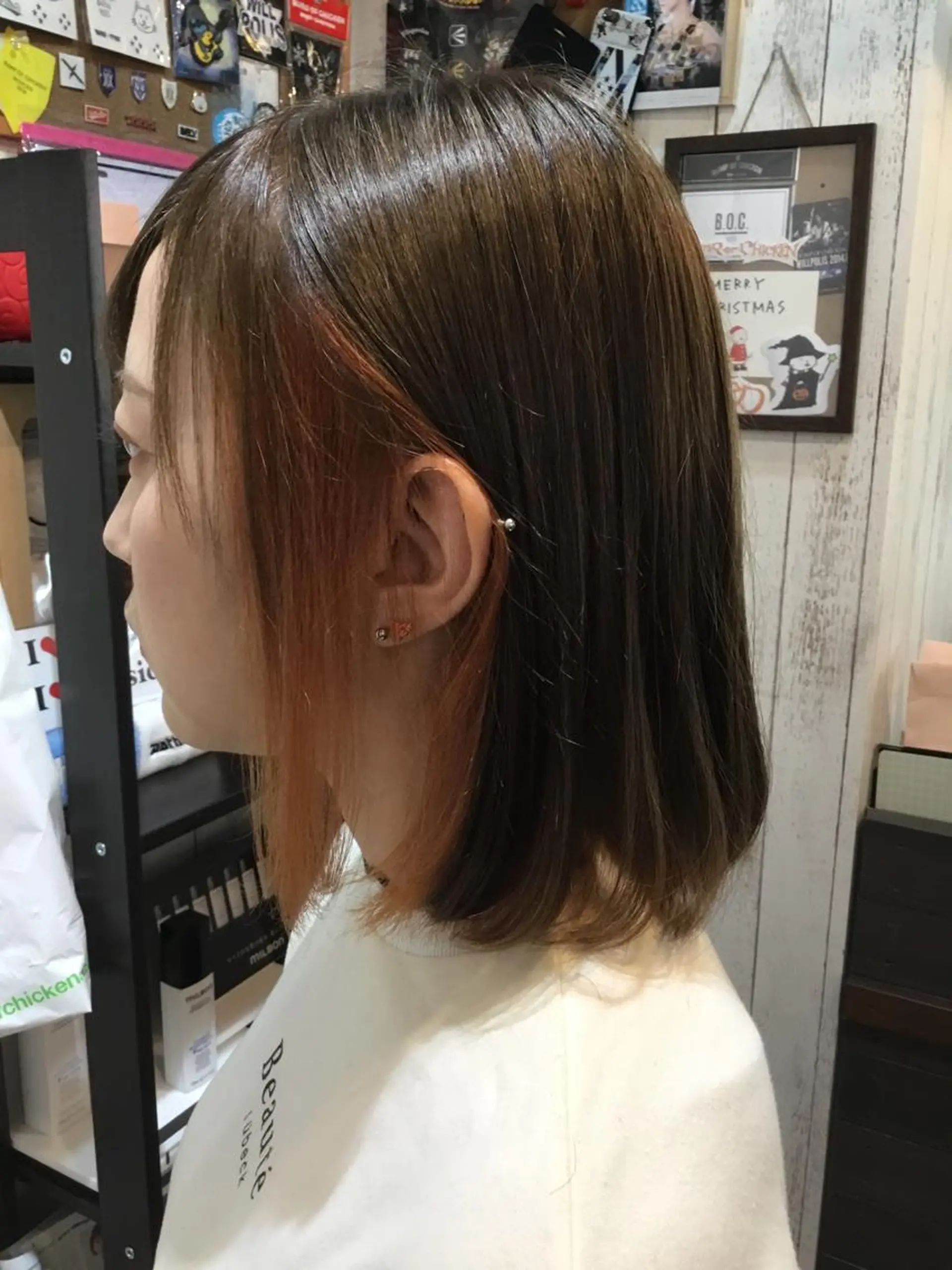 ミディアム カラー embrace エンブレイスのヘアスタイル