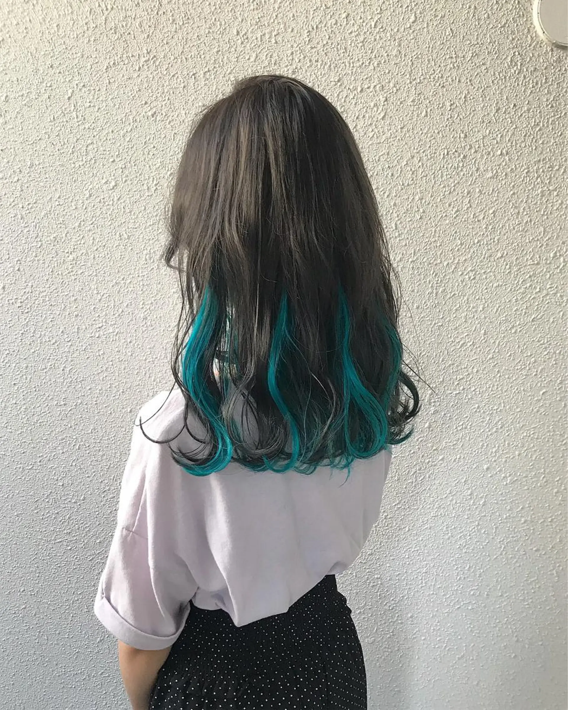 ロング カラー ブリーチ インナーカラー インナーカラー/天神 ブリーチ/吉田のヘアスタイル