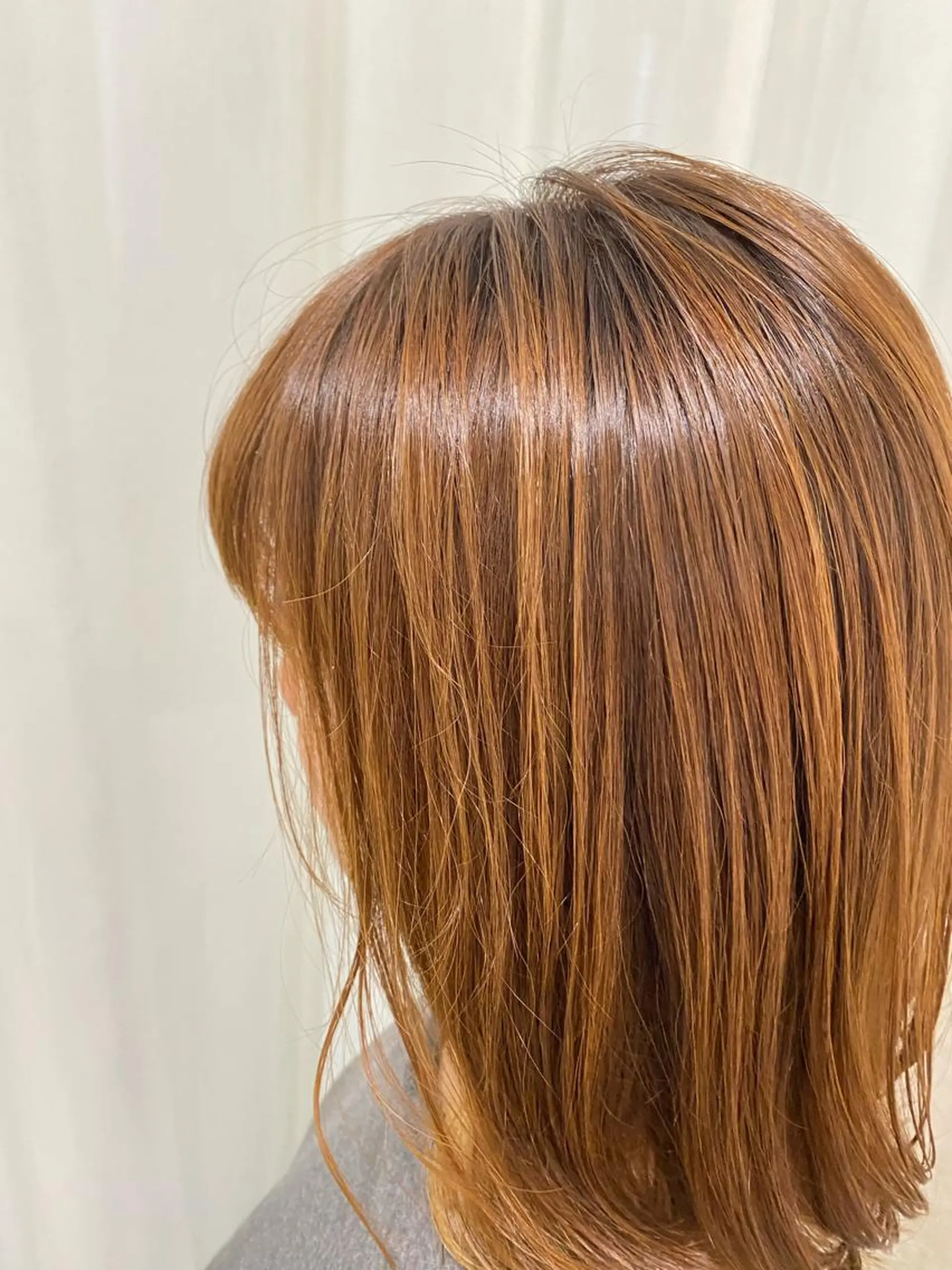 ミディアム カラー ヘアカラー 田中 アキオのヘアスタイル