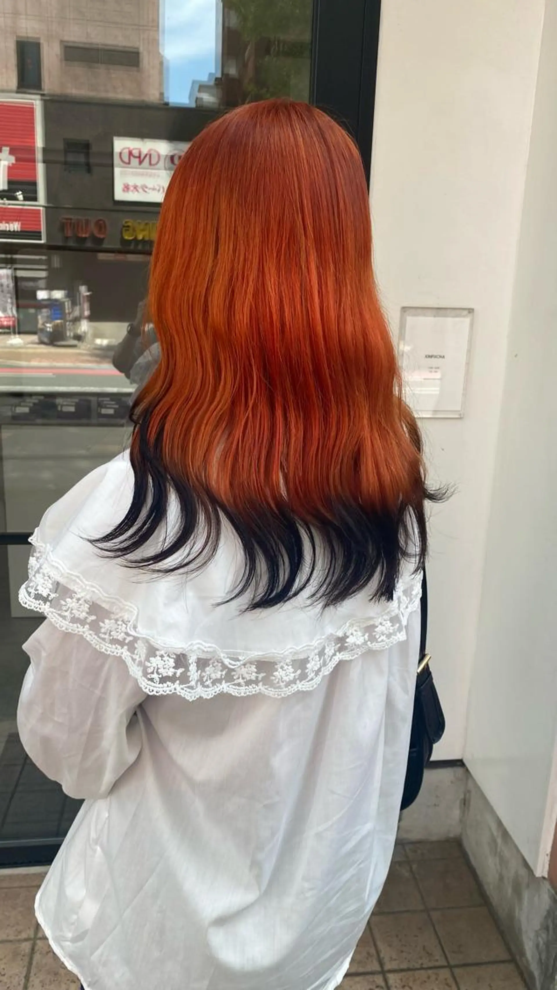 セミロング カット ヘアカラー 縮毛矯正 RURI韓国ボブ 🇰🇷タッセルボブのヘアスタイル