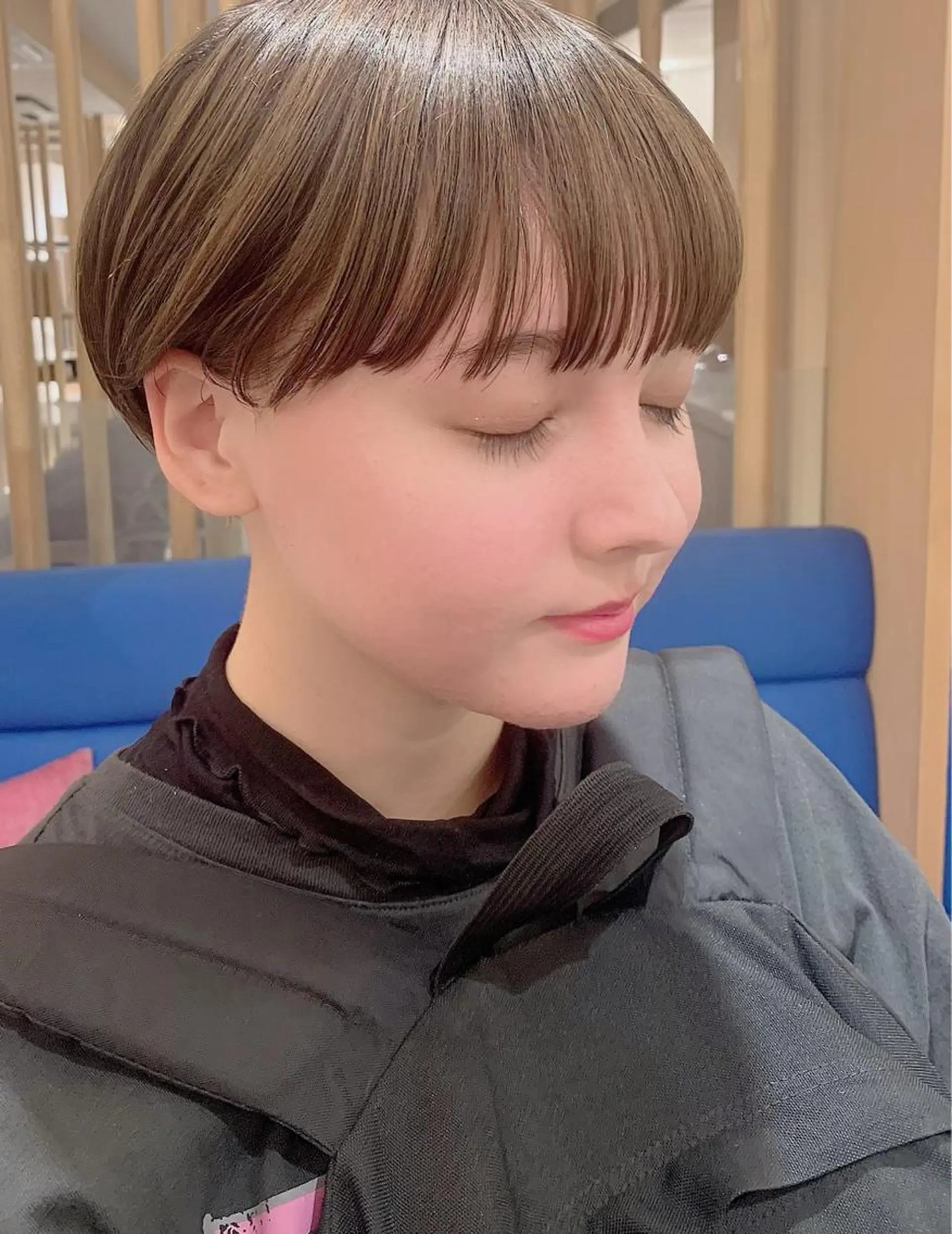 ショート ナガス カズアキのヘアスタイル