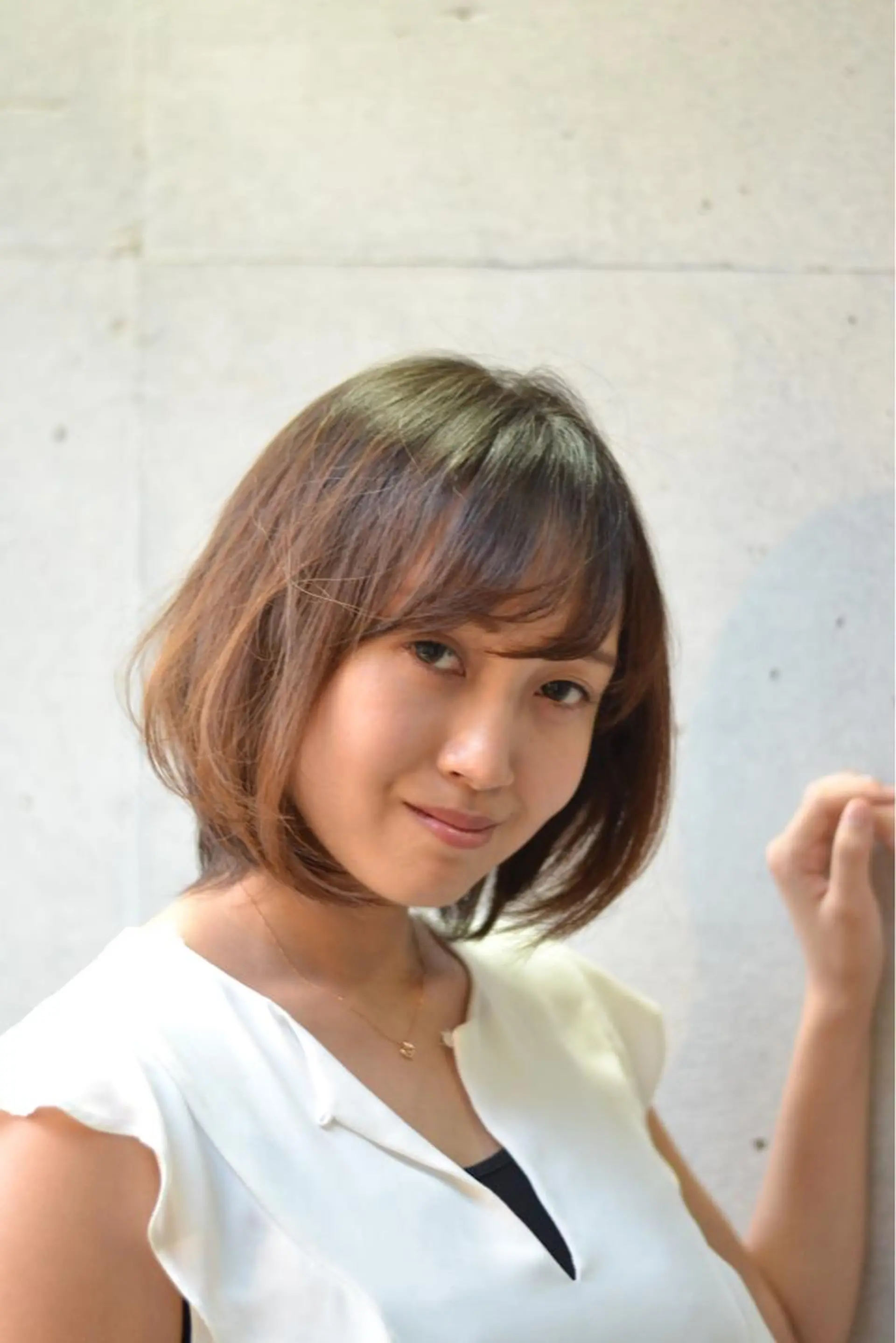 ミディアム カット 大木 拓瑞のヘアスタイル