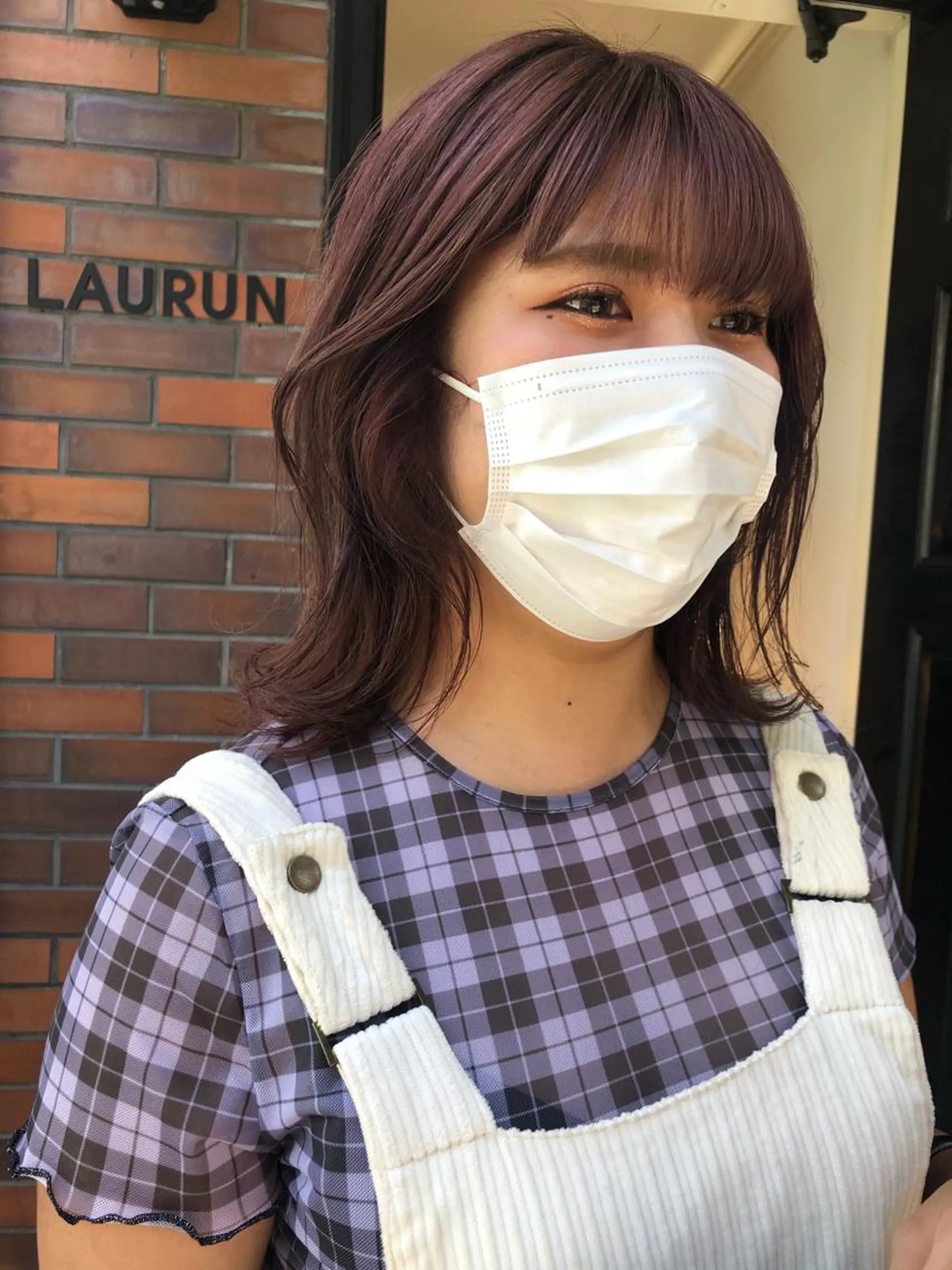 ミディアム カラー eri kinjoのヘアスタイル