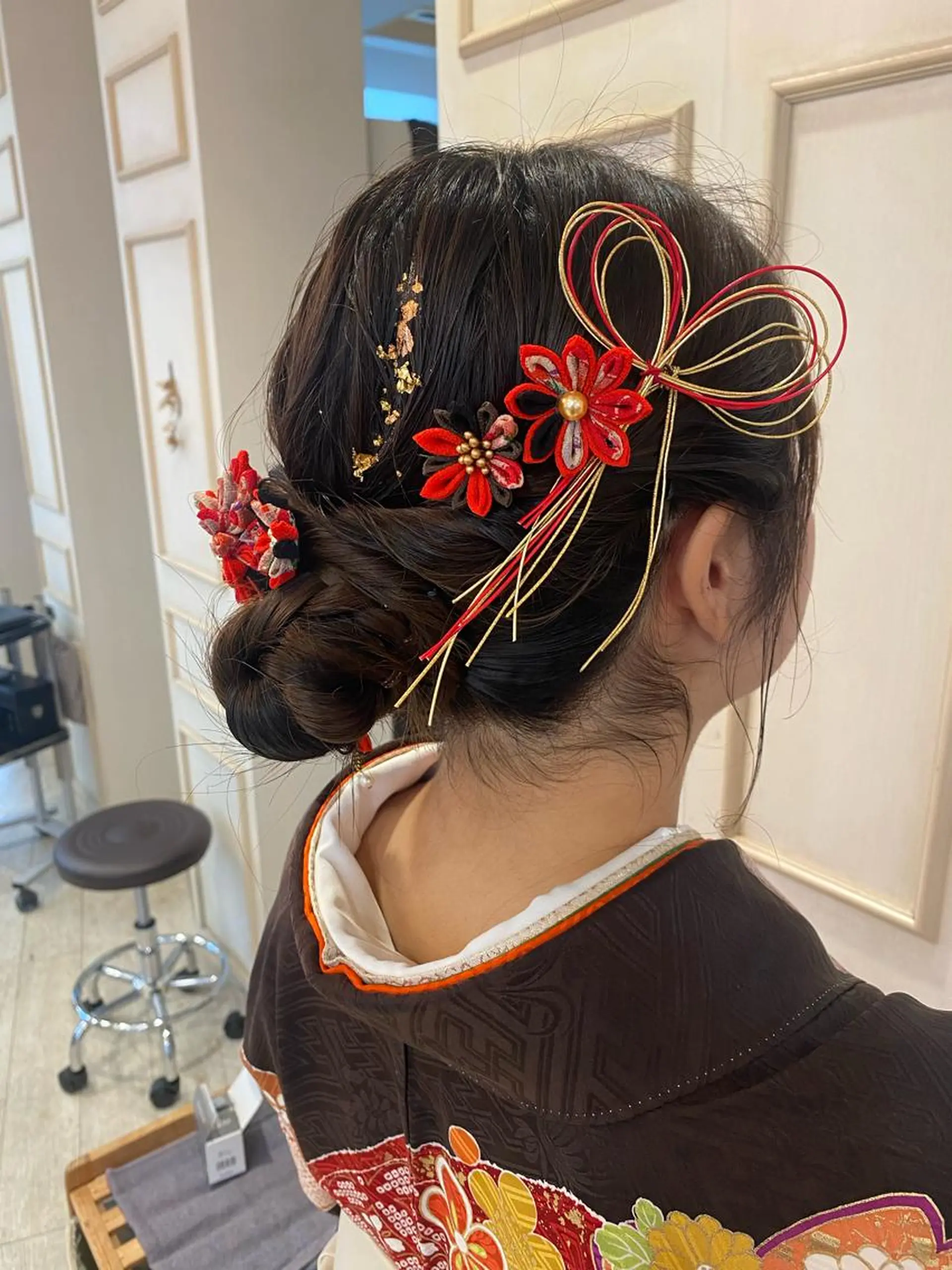 ヘアアレンジ お団子ヘア 艶カラー🌸アレンジ 🌹Sally🕊️のその他イメージ