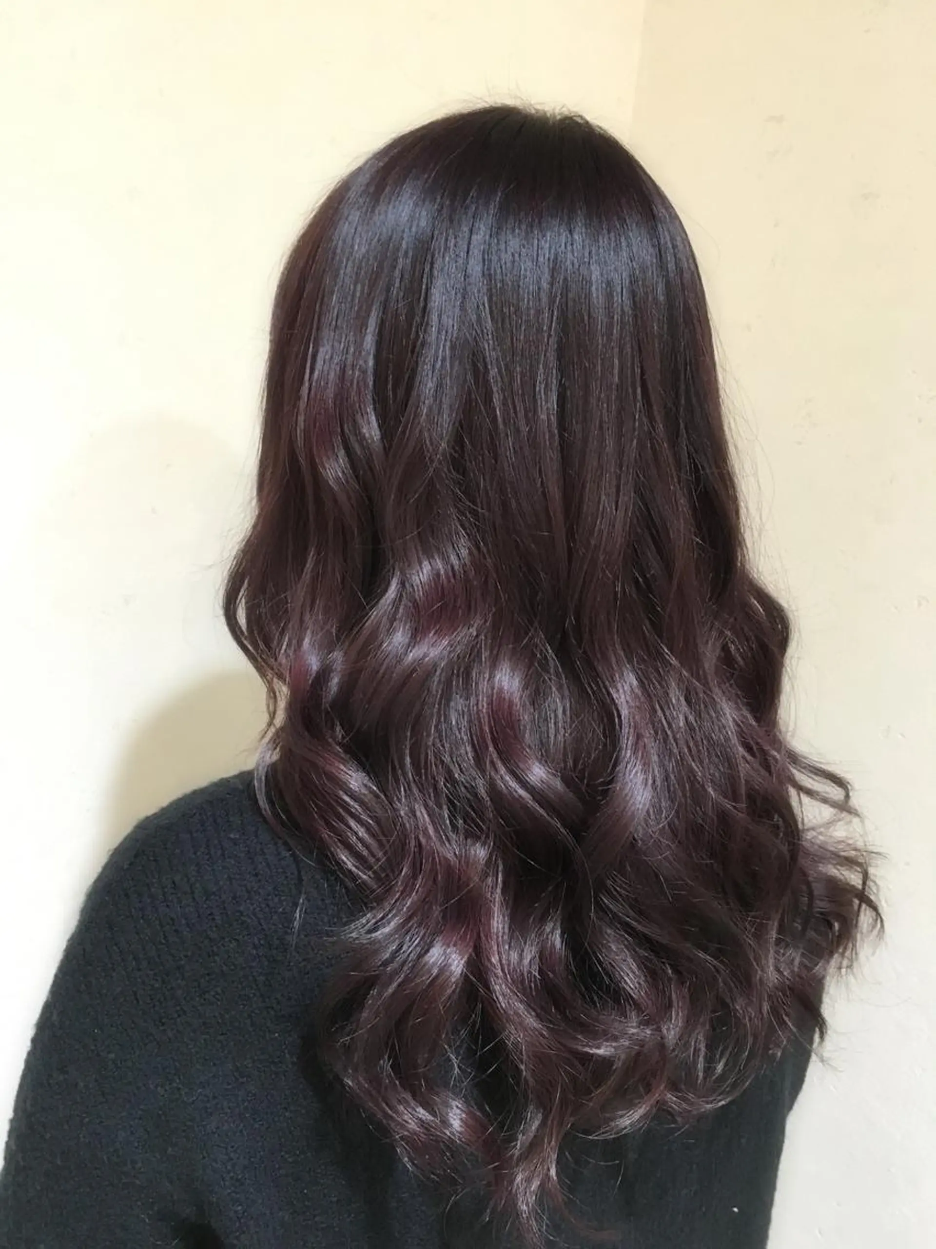 ミディアム セミロング ロング カラー ダブルカラー イルミナカラー ラベンダーカラー filo   渋谷 Gishiのヘアスタイル