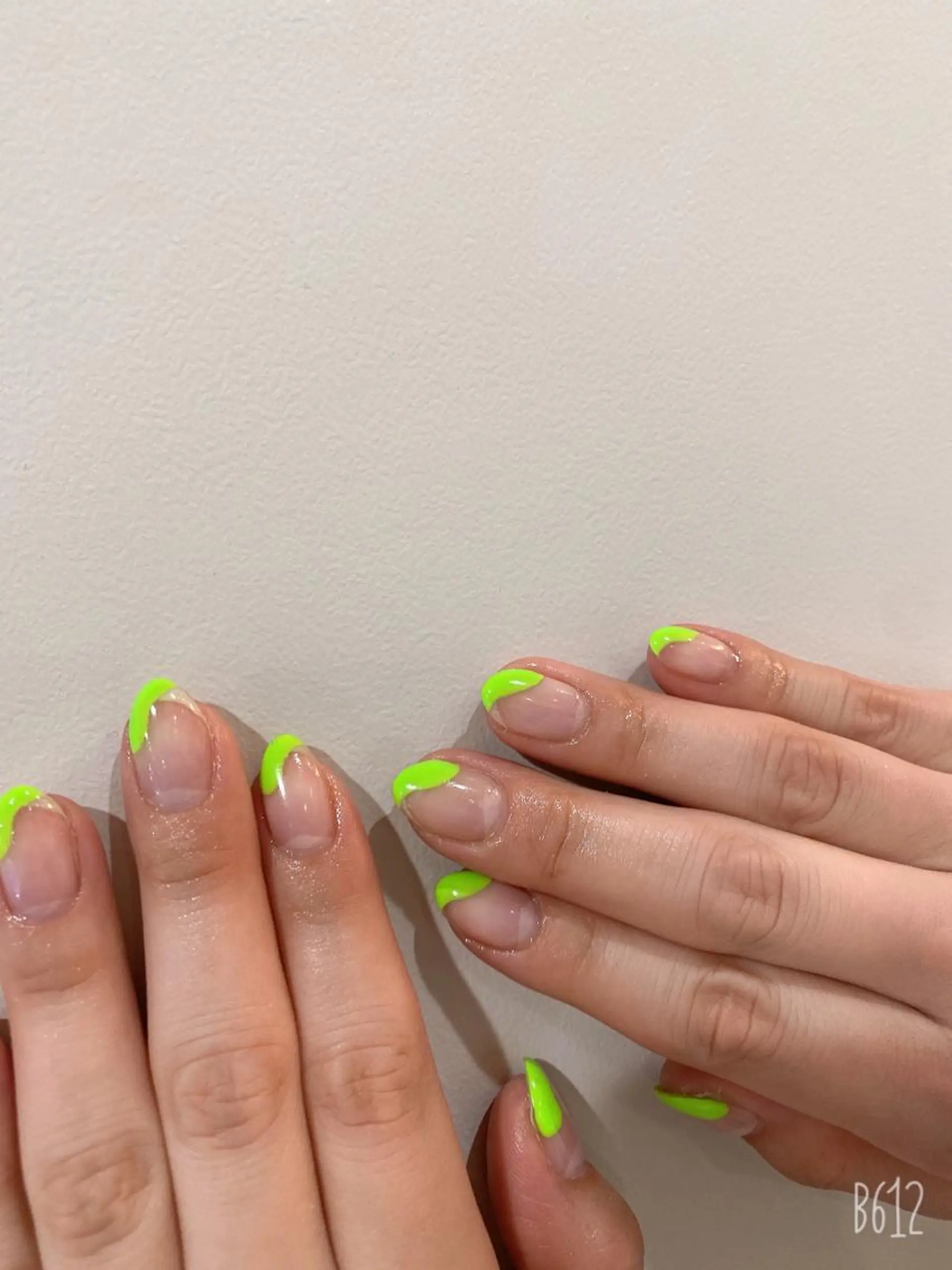 ネイル フレンチネイル 鶴橋wooone nail.rieのネイルデザイン