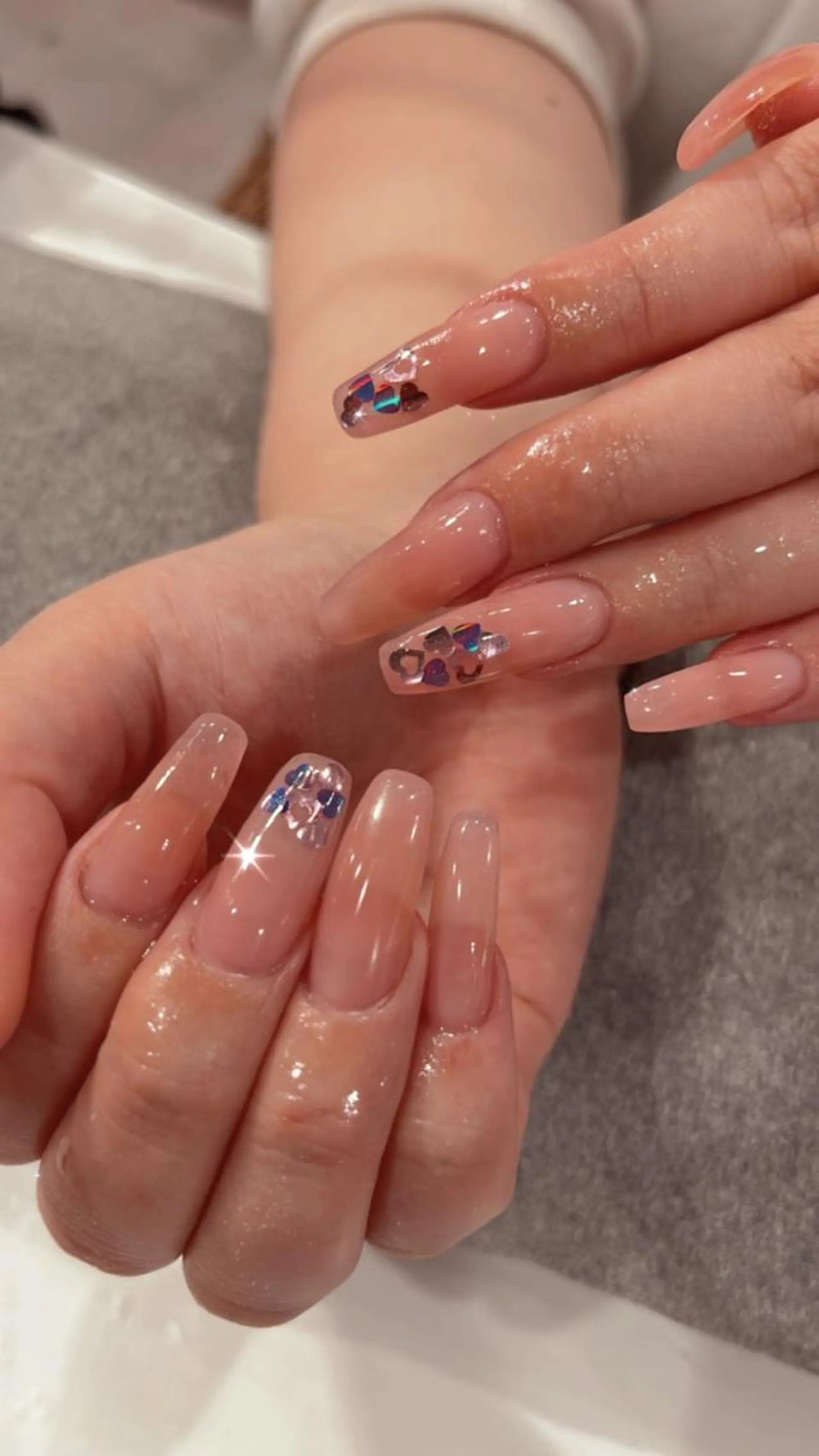 ネイル ハート wooone所属・鶴橋wooone nail.rieのネイルデザイン