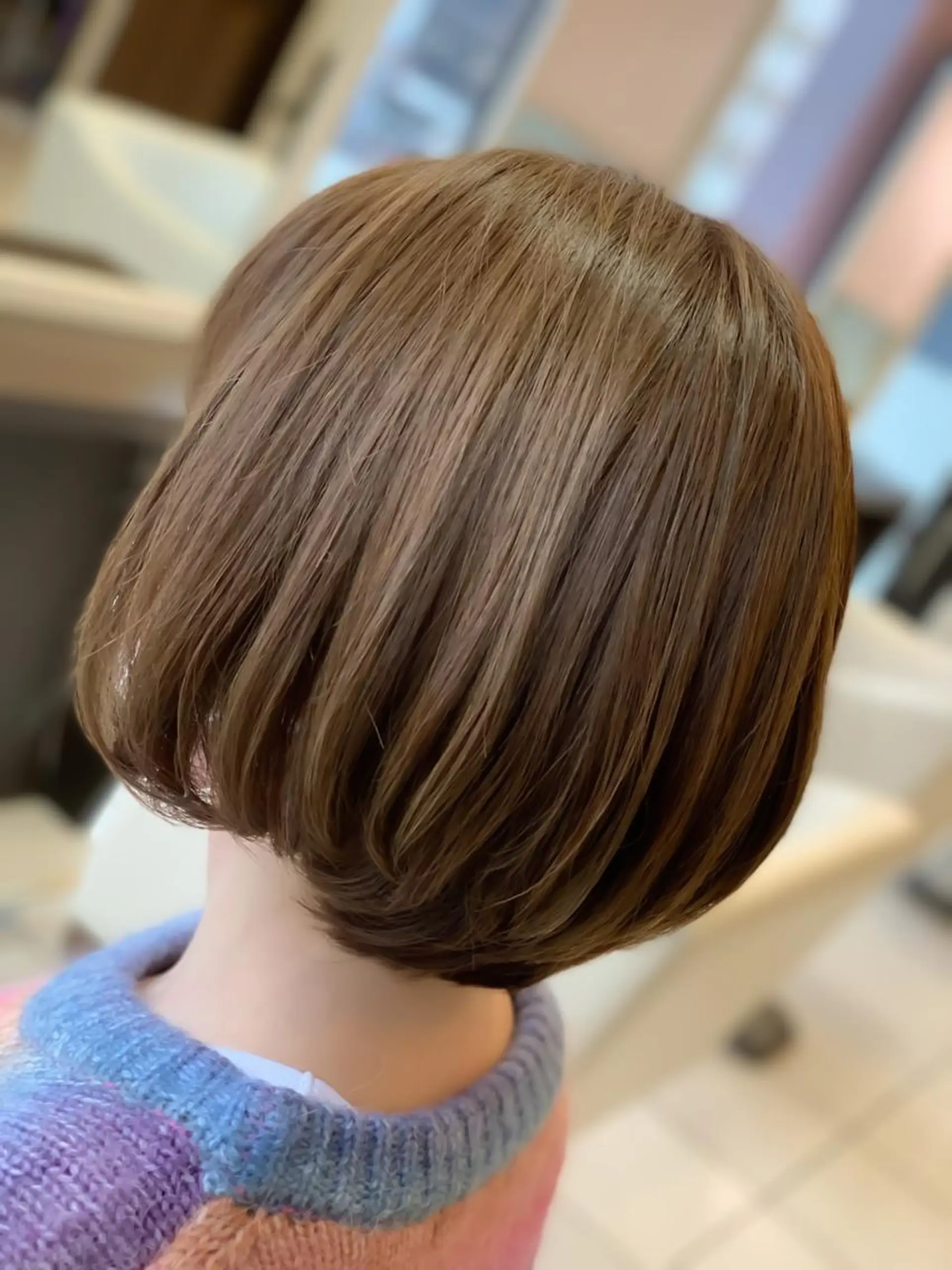 ミディアム カラー 大間 礼真のヘアスタイル