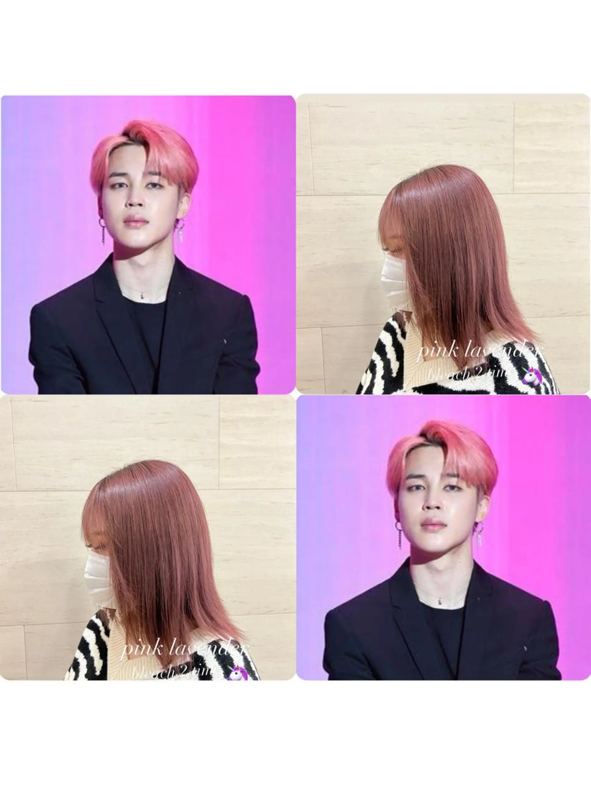 ミディアム カラー ラベンダーカラー ピンクカラー ピンクラベンダー 茅ヶ崎パーマ特化/ スパイラル/ハルキのヘアスタイル