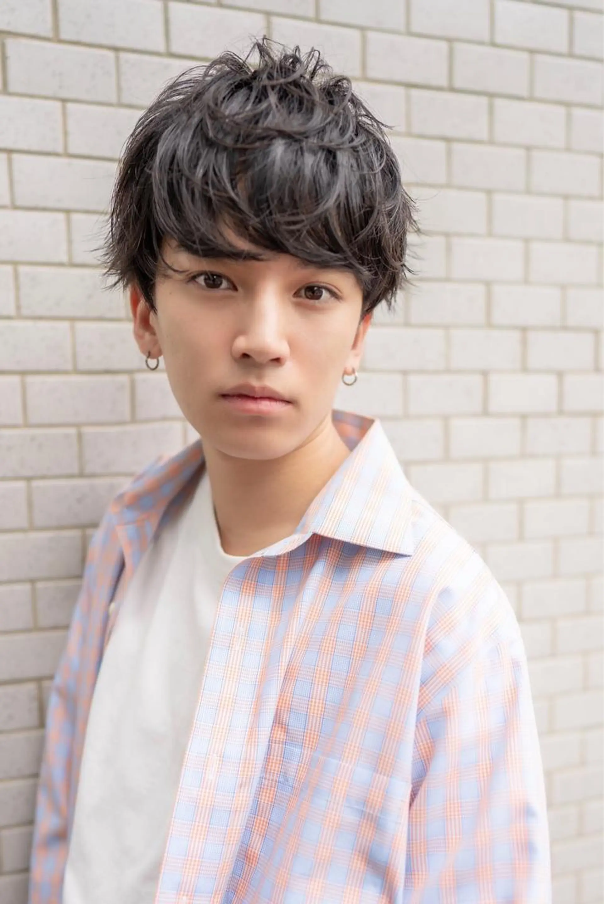 ミディアム パーマ メンズ カット パーマ 💈圧倒的メンズ特化 DAITO💈のヘアスタイル