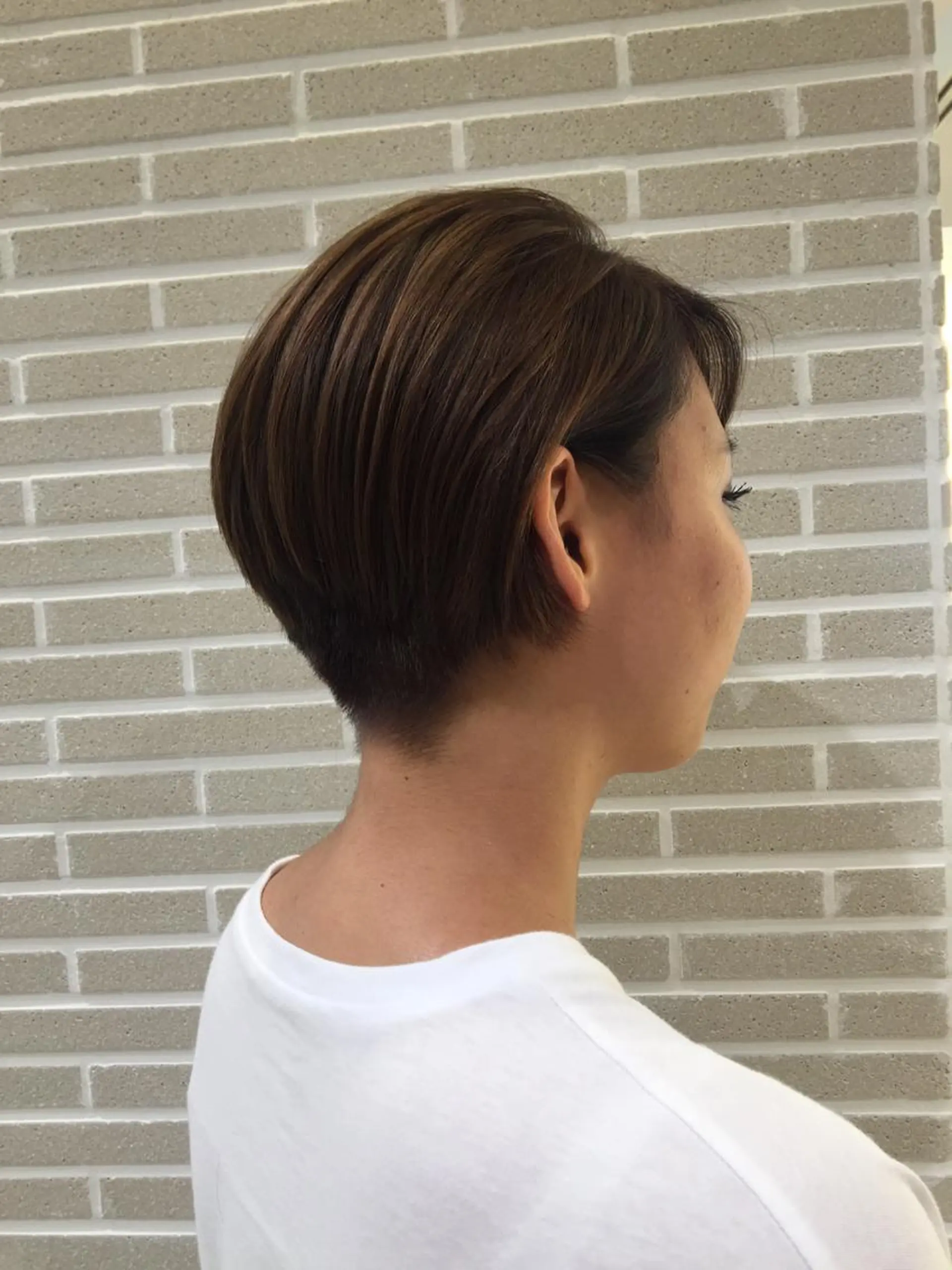 ショート カラー ヘアアレンジ イルミナカラー ショートヘア カット ヘアカラー トリートメント 山北 咲子のヘアスタイル