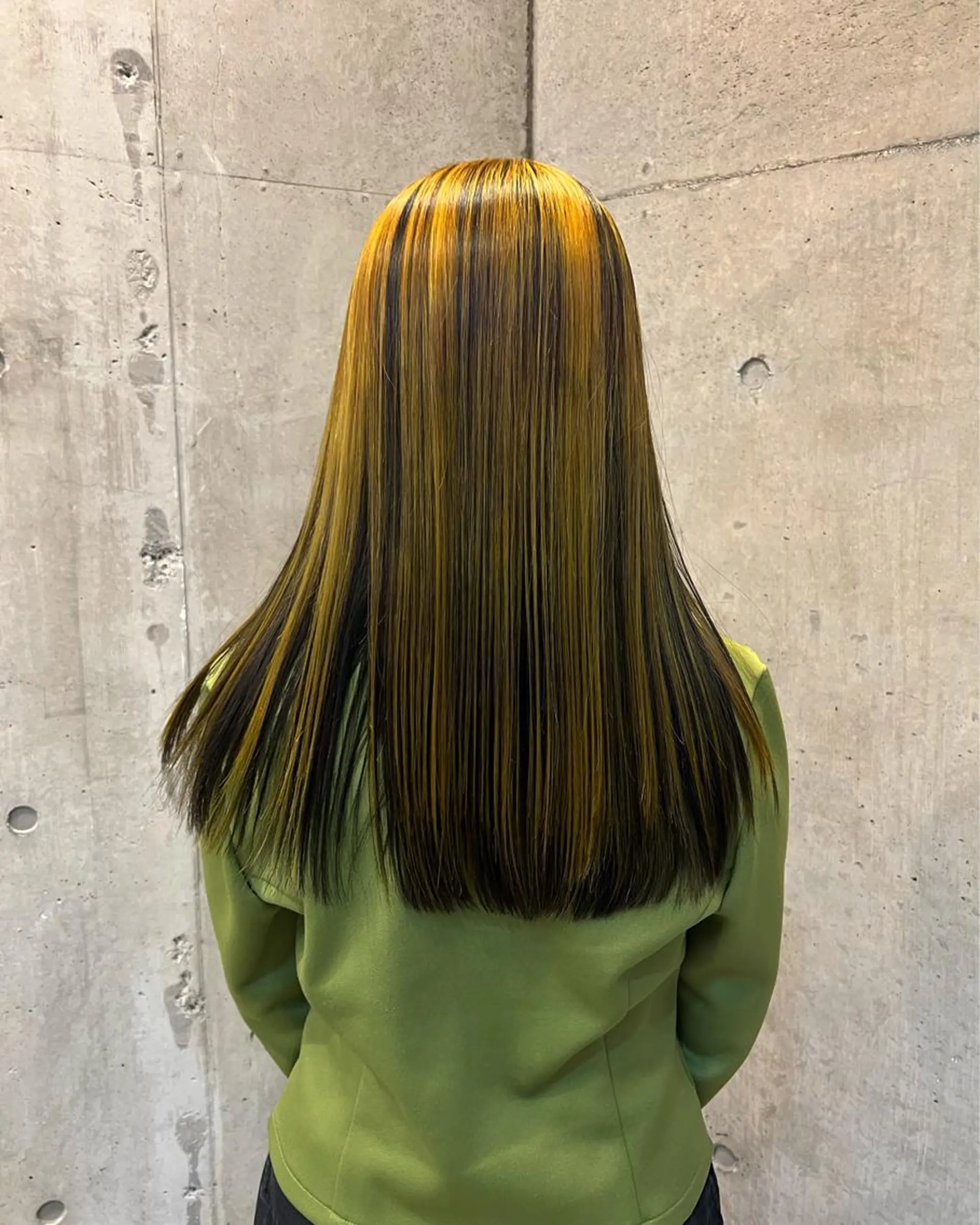 ロング 退色まで透明感ある ダブルカラー/リクのヘアスタイル