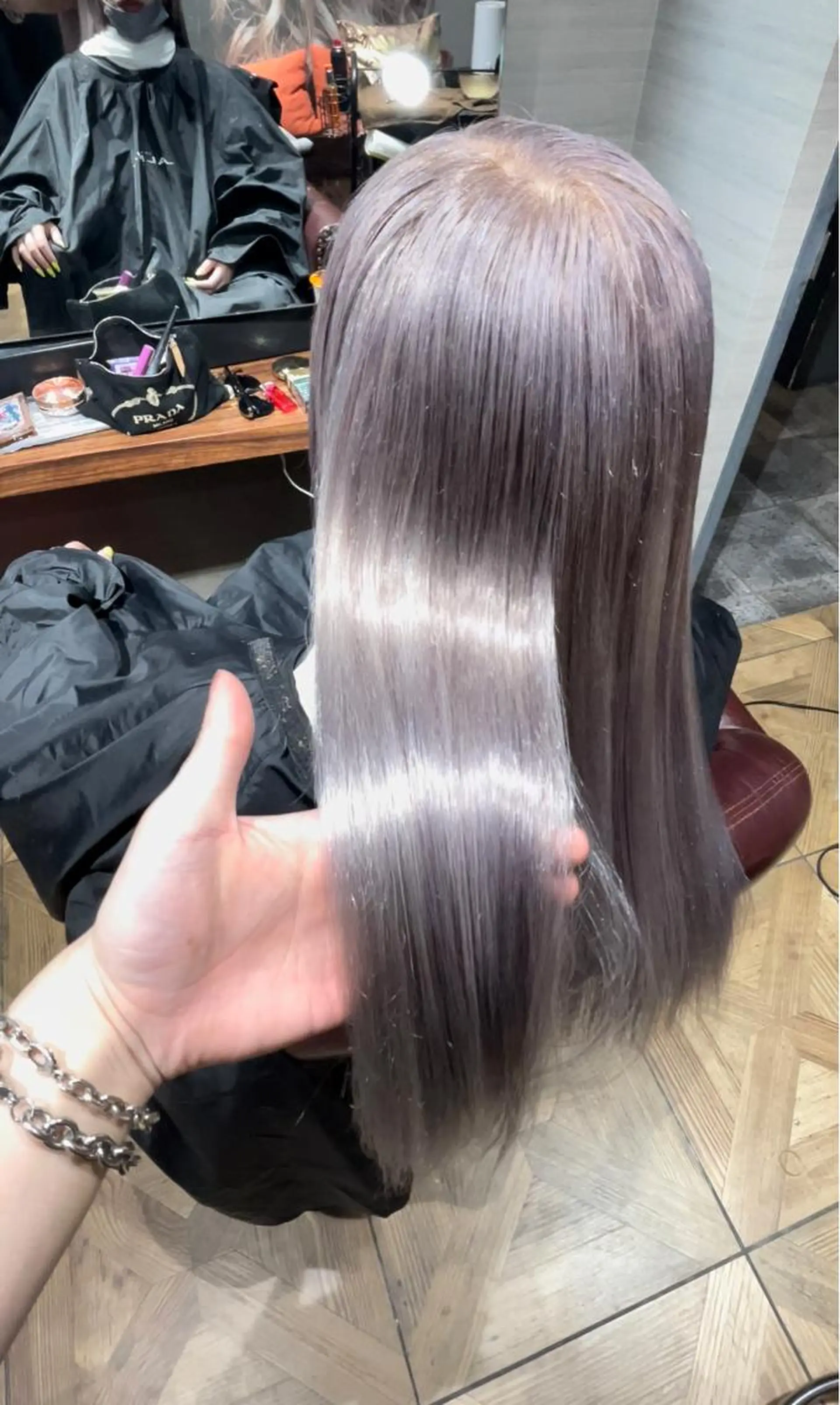 ロング カラー シールエクステ ダブルカラー エクステ 髪質改善 トリートメント シシド ユウスケ Aceのヘアスタイル