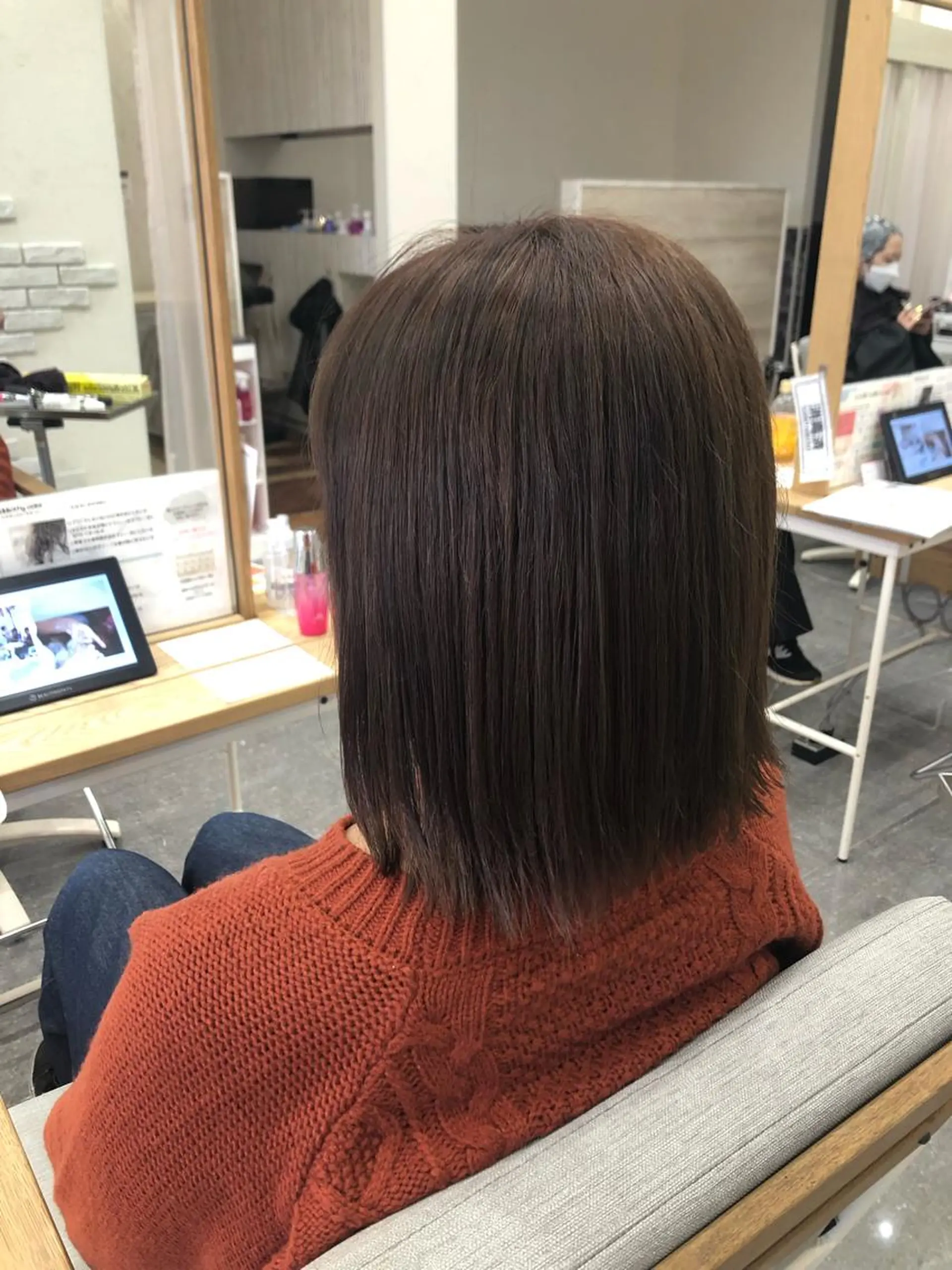 ミディアム 太白区/白髪ぼかし ハイライト/千葉達人のヘアスタイル