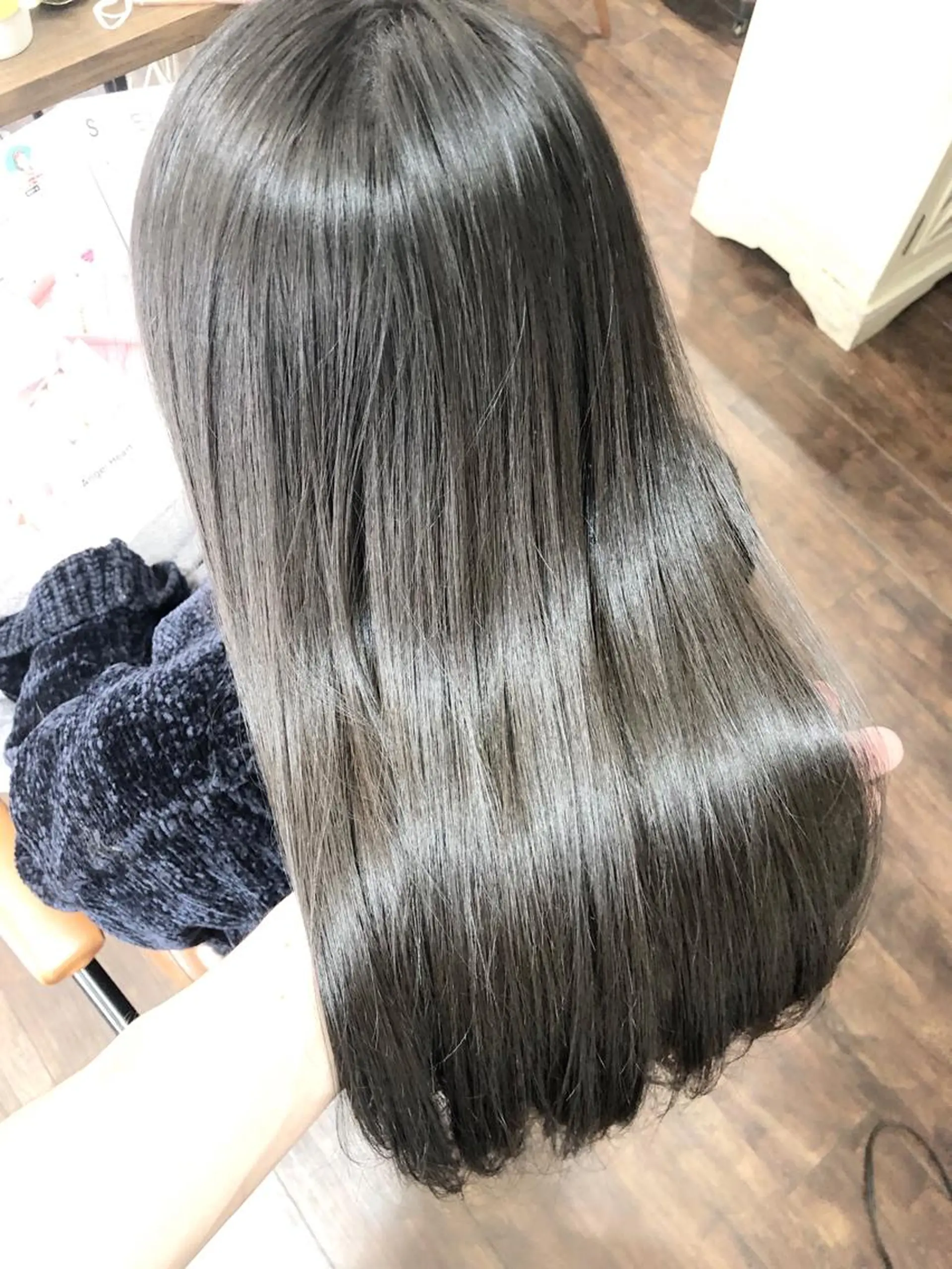 カラー グレージュ イルミナカラー カット ヘアカラー トリートメント ヘッドスパ グレージュ/髪質改善 Yamato.hのヘアスタイル