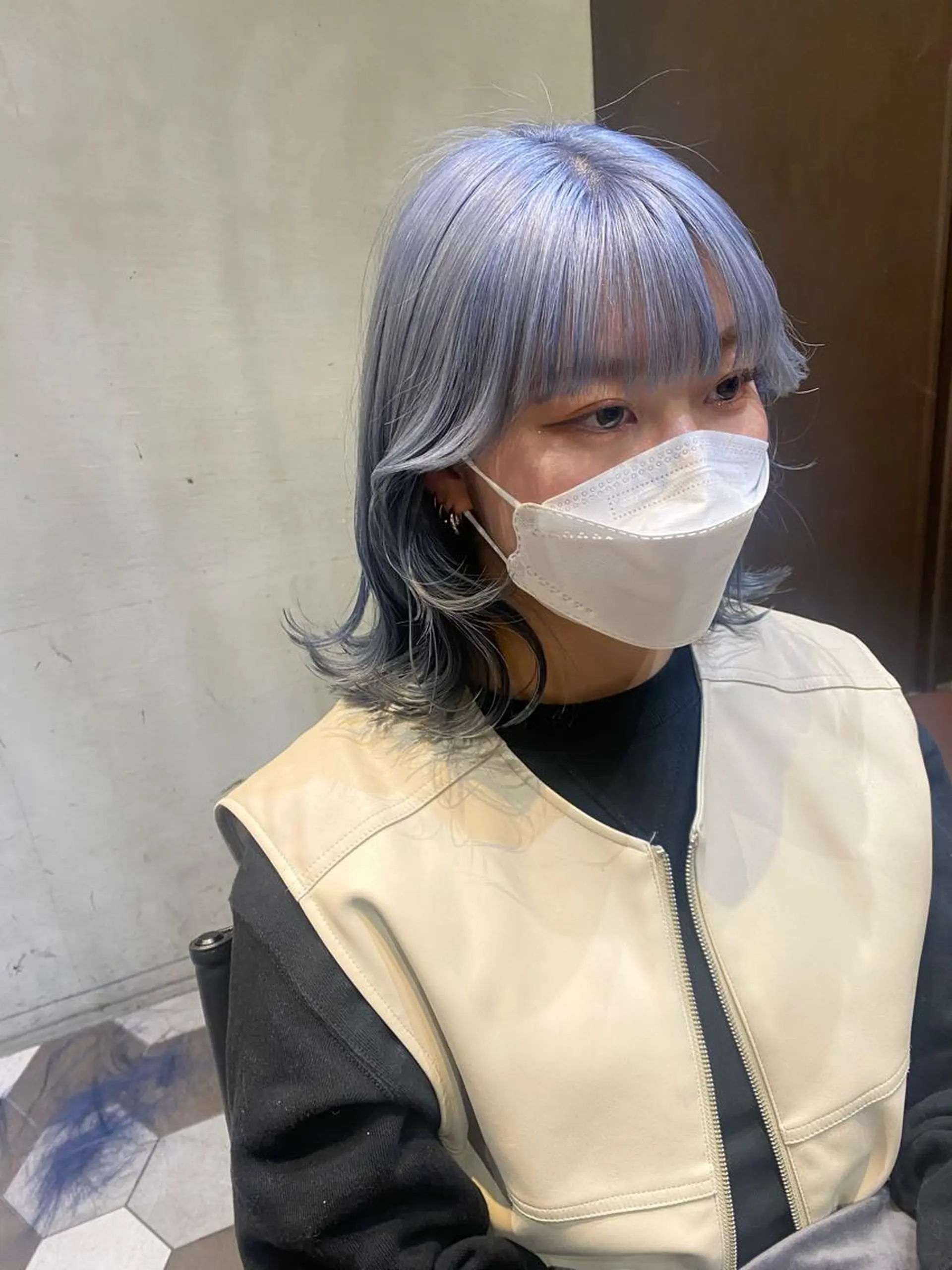 ミディアム 髪質改善韓国レイヤー SHIORI🦋のヘアスタイル