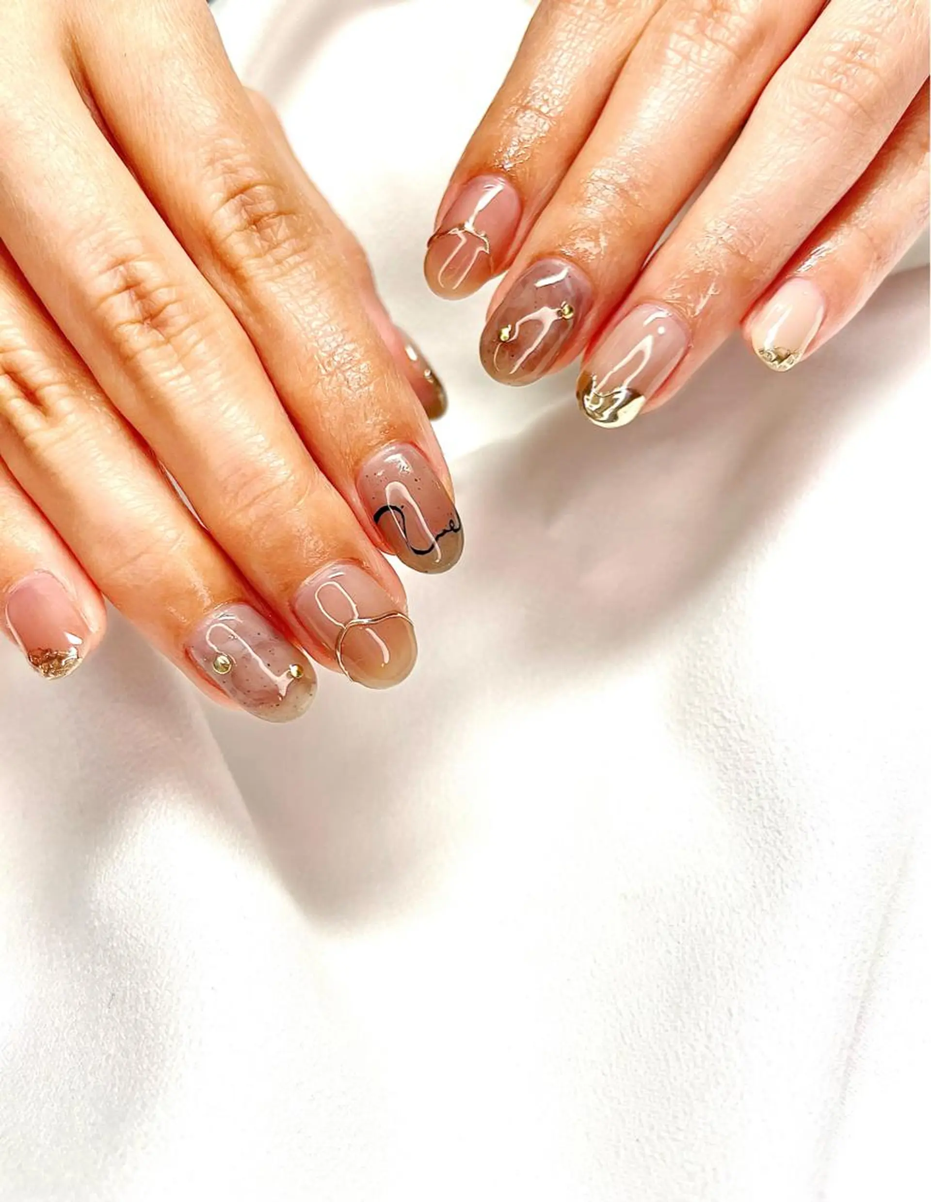 ミディアム ハンドネイル beauty salonM&Iのネイルデザイン