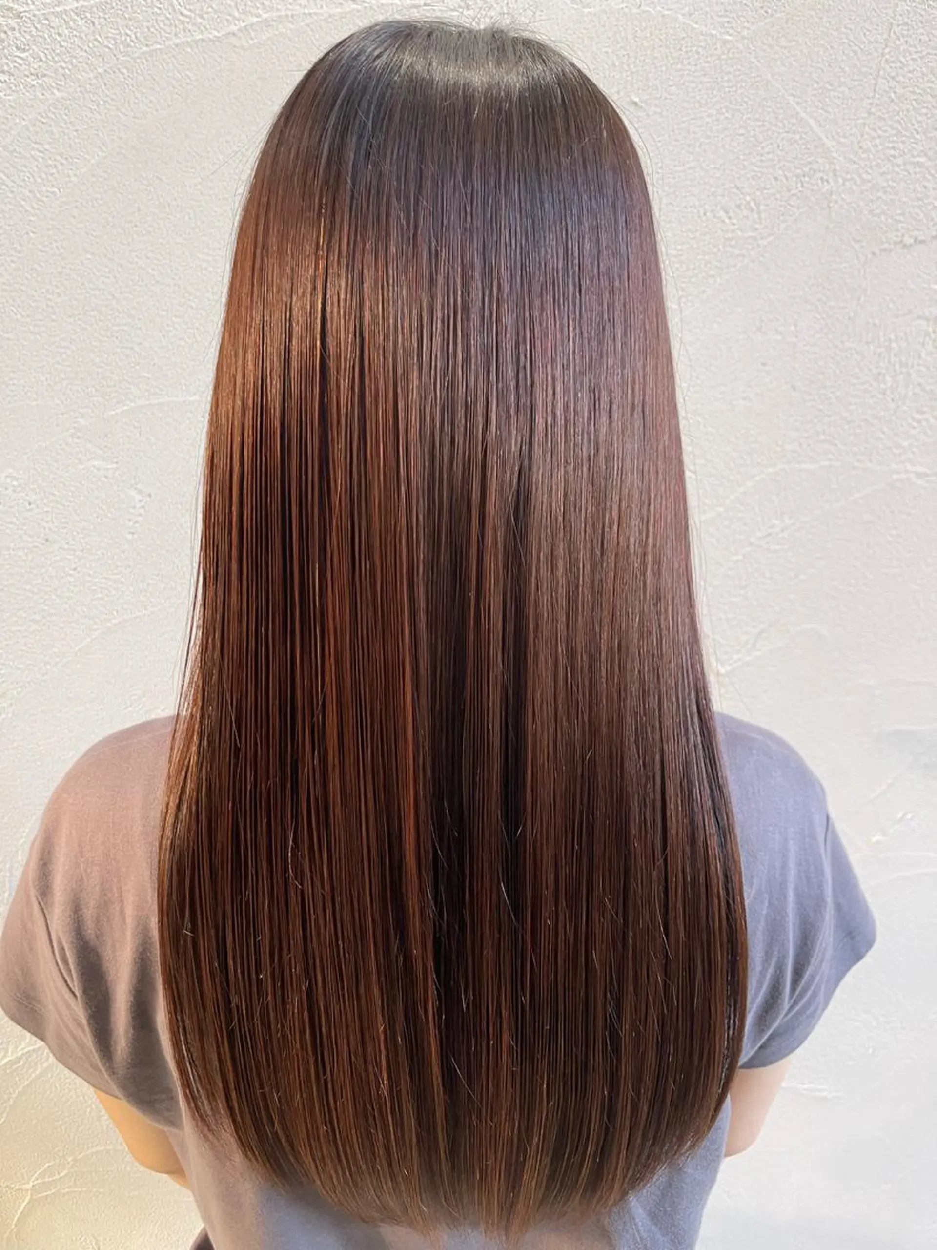 ミディアム カット 縮毛矯正 追立 優稀のヘアスタイル