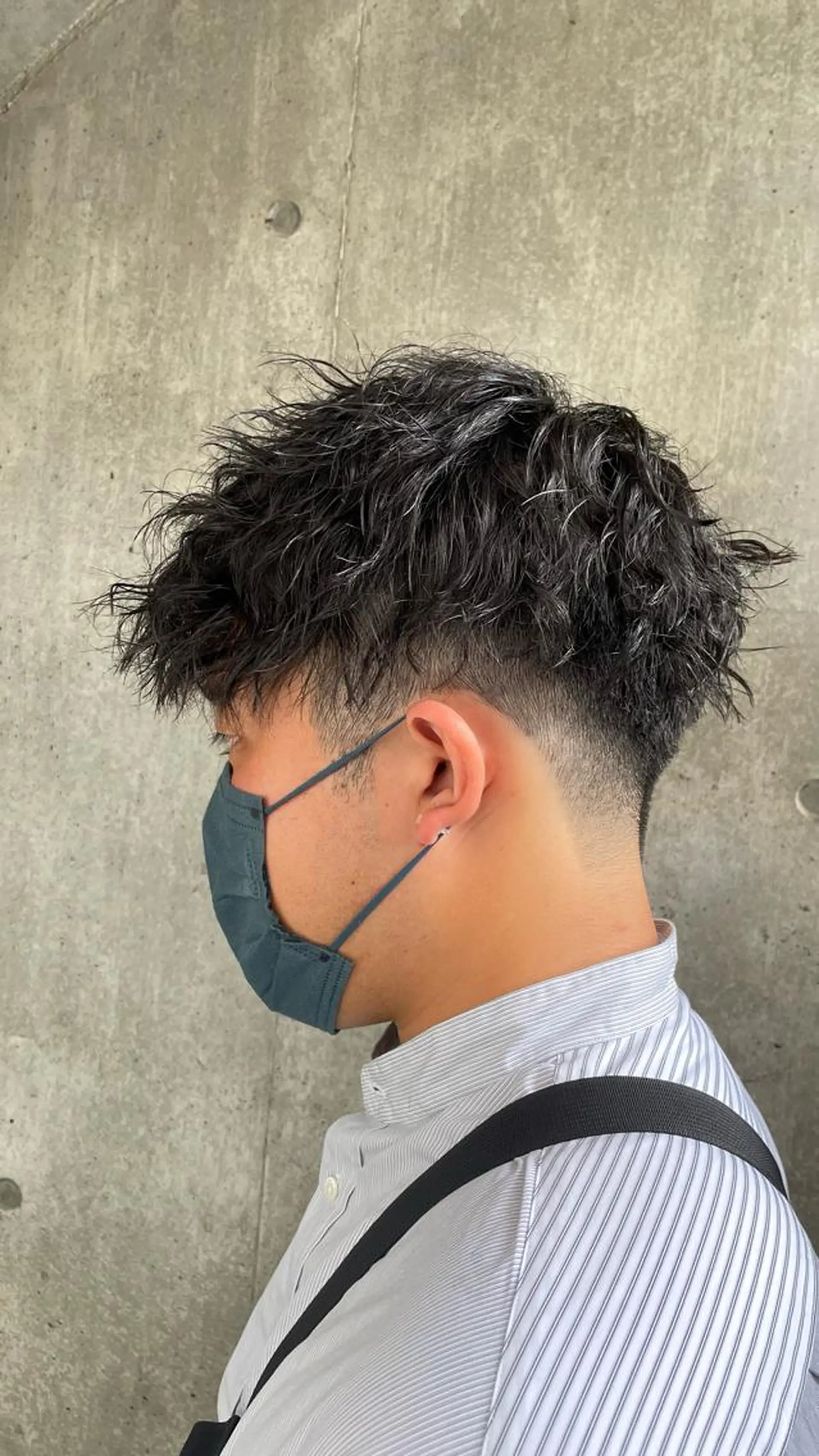 パーマ メンズ もりたみかこ 美容師お休み中のヘアスタイル