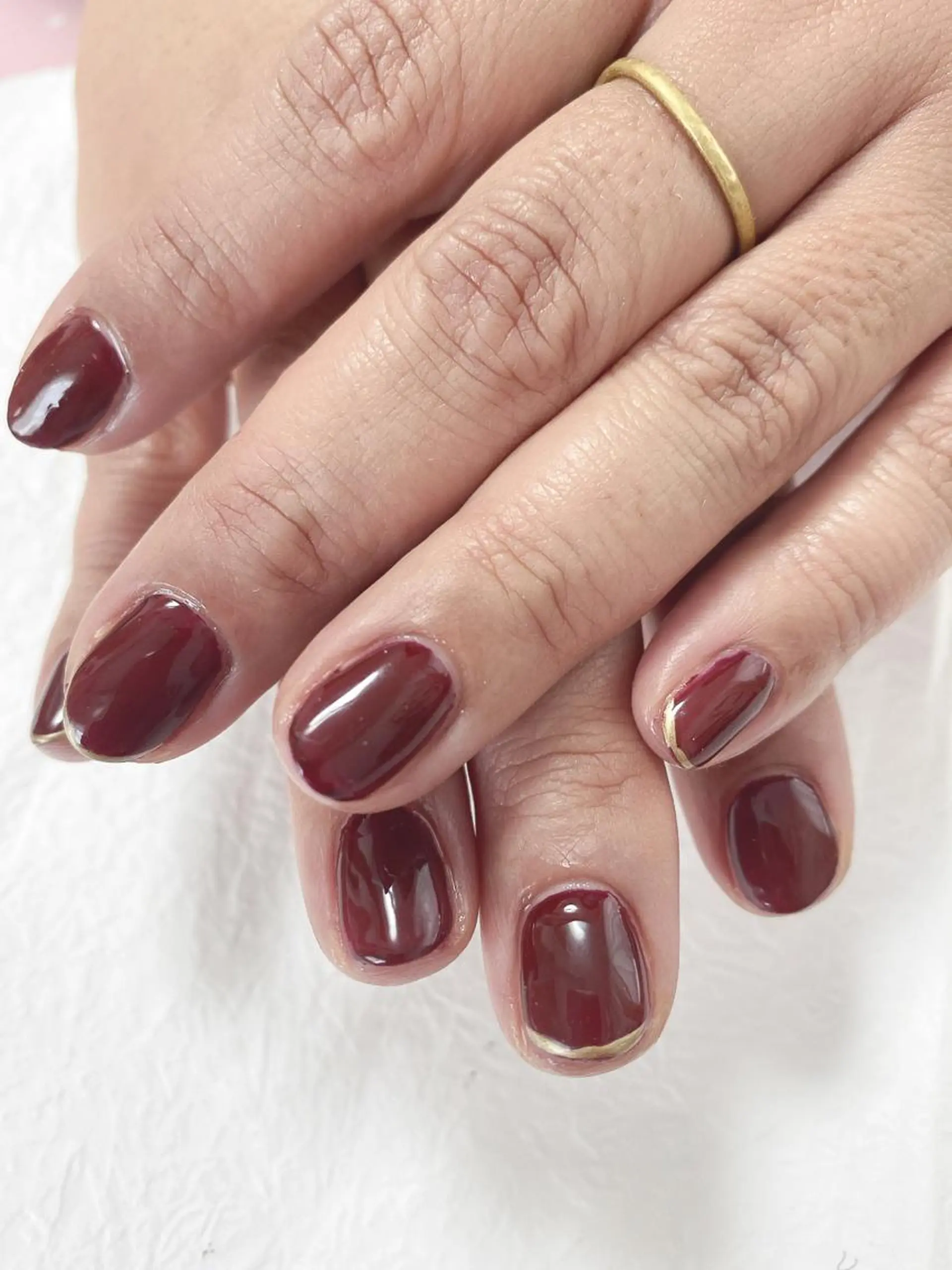 ネイル ゴールド かわむら りょうこのネイルデザイン