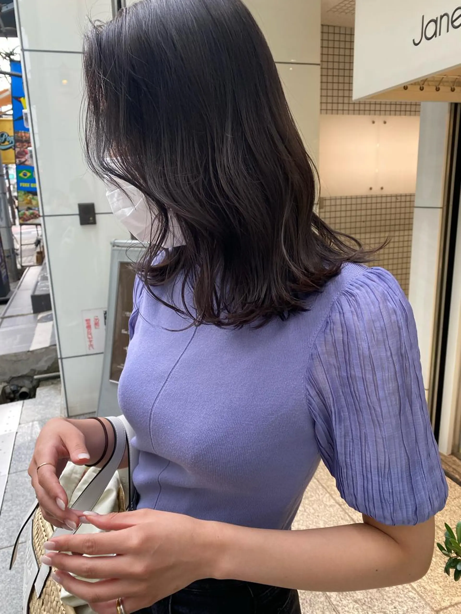 ミディアム カラー ヘアアレンジ マツエク・マツパ アイブロウ ブラウンカラー ダークブラウン カラーマツエク カット ヘアカラー トリートメント 透明感カラー🫧ヘア セット🫧松本菜月の眉毛・アイブロウイメージ