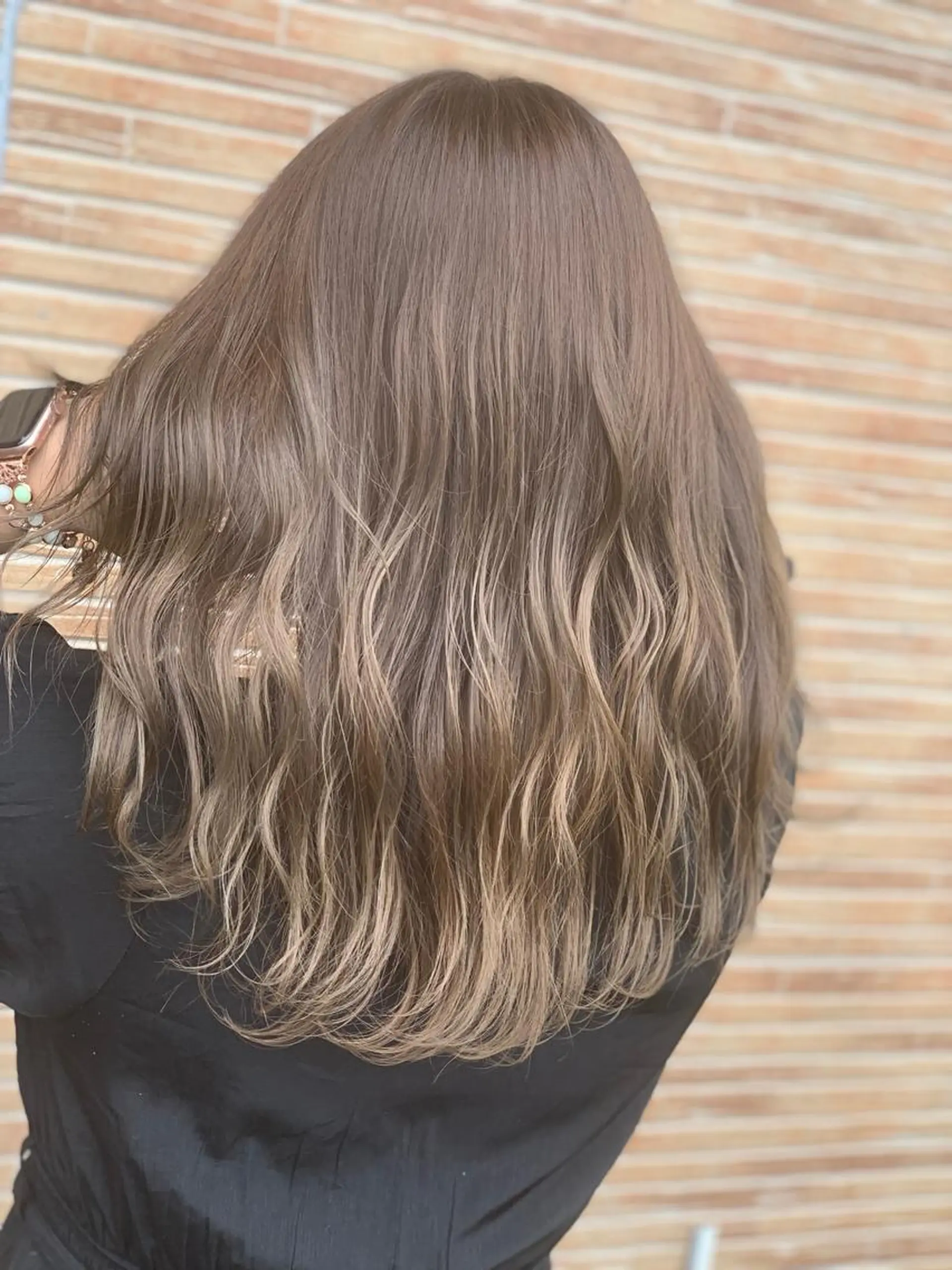 ロング メンズスタイル バレイヤージュ　齋藤のヘアスタイル
