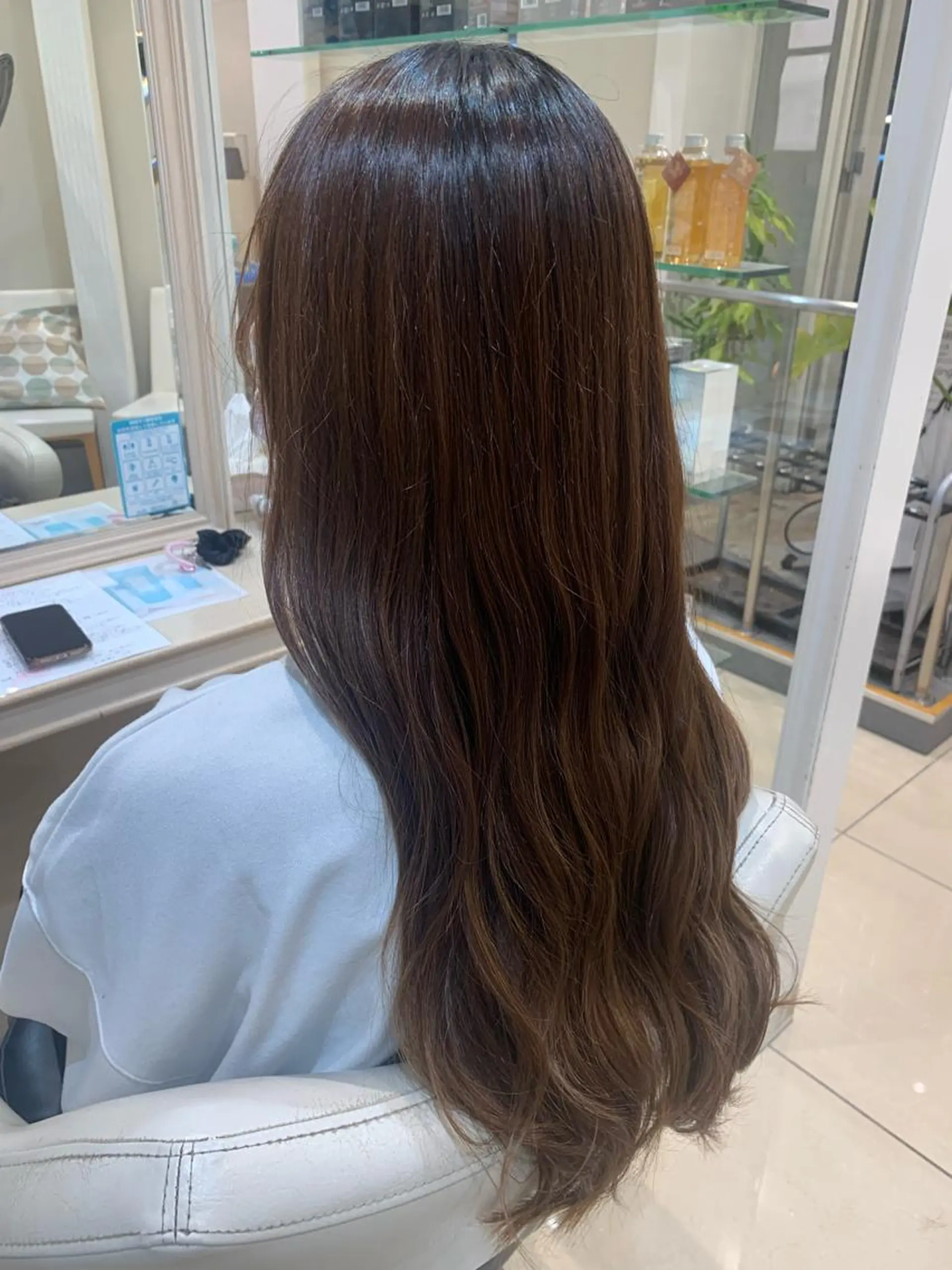 ロング 森野美咲🇰🇷 レイヤー/顔周りのヘアスタイル