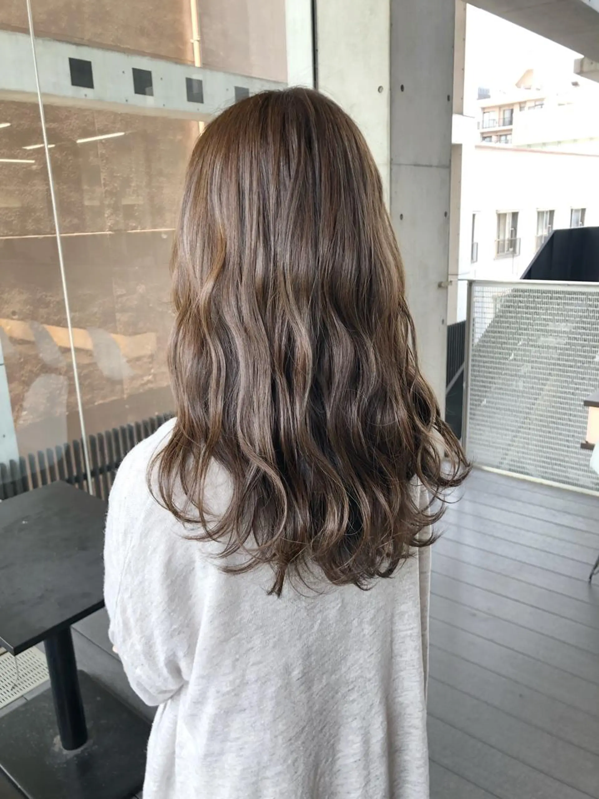 ロング ヘアカラー トリートメント 八谷 将平のヘアスタイル