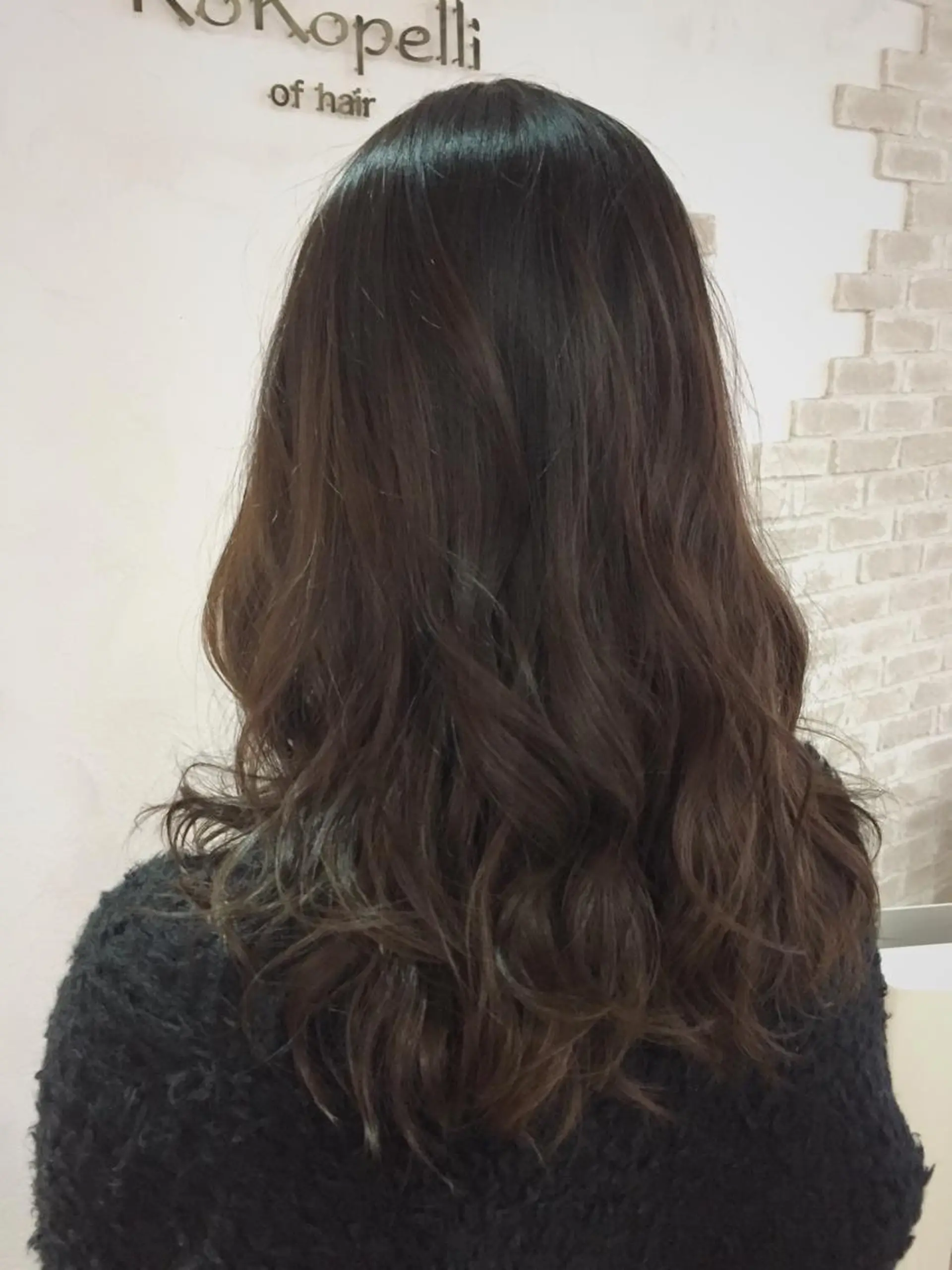 セミロング カラー ハットリ /北習志野のヘアスタイル